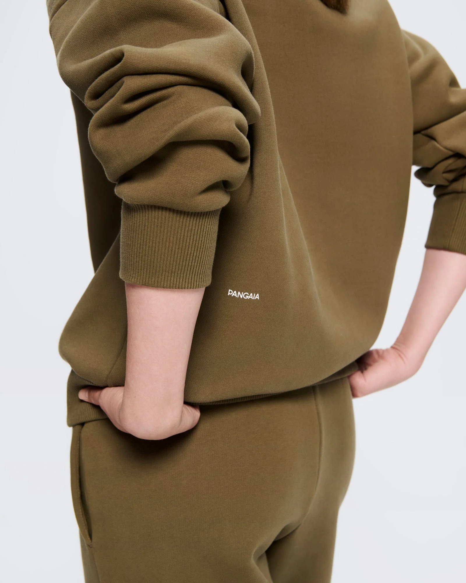 Womens 365 Heavyweight Sweatshirt—Soil Brown - Image 5