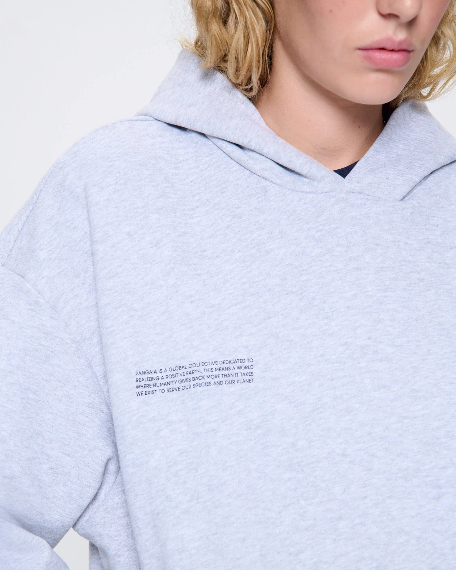 Womens 365 Midweight Hoodie—grey marl - Image 4