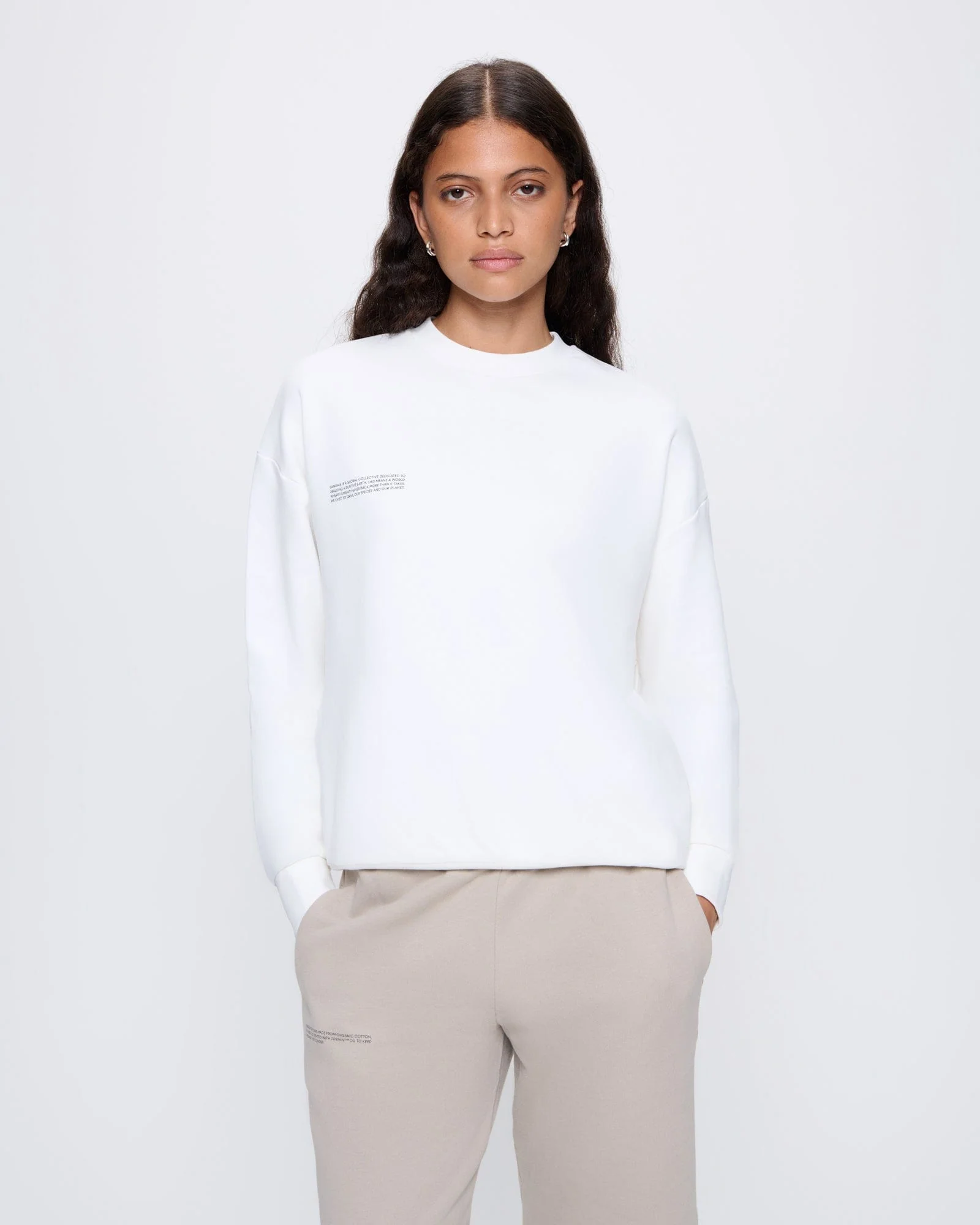 Womens 365 Midweight Sweatshirt—off-white