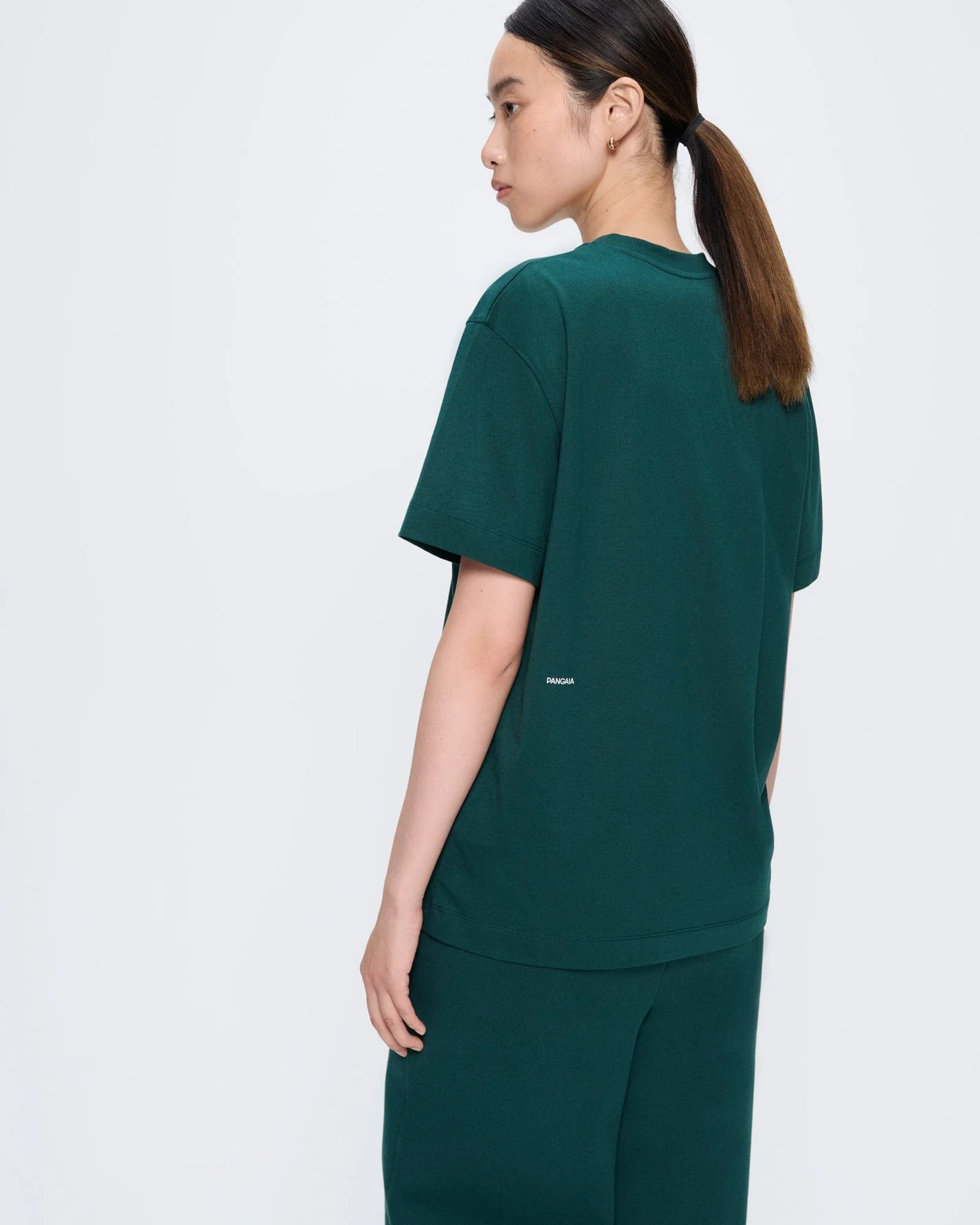 Womens 365 Midweight T-shirt—Foliage Green - Image 5