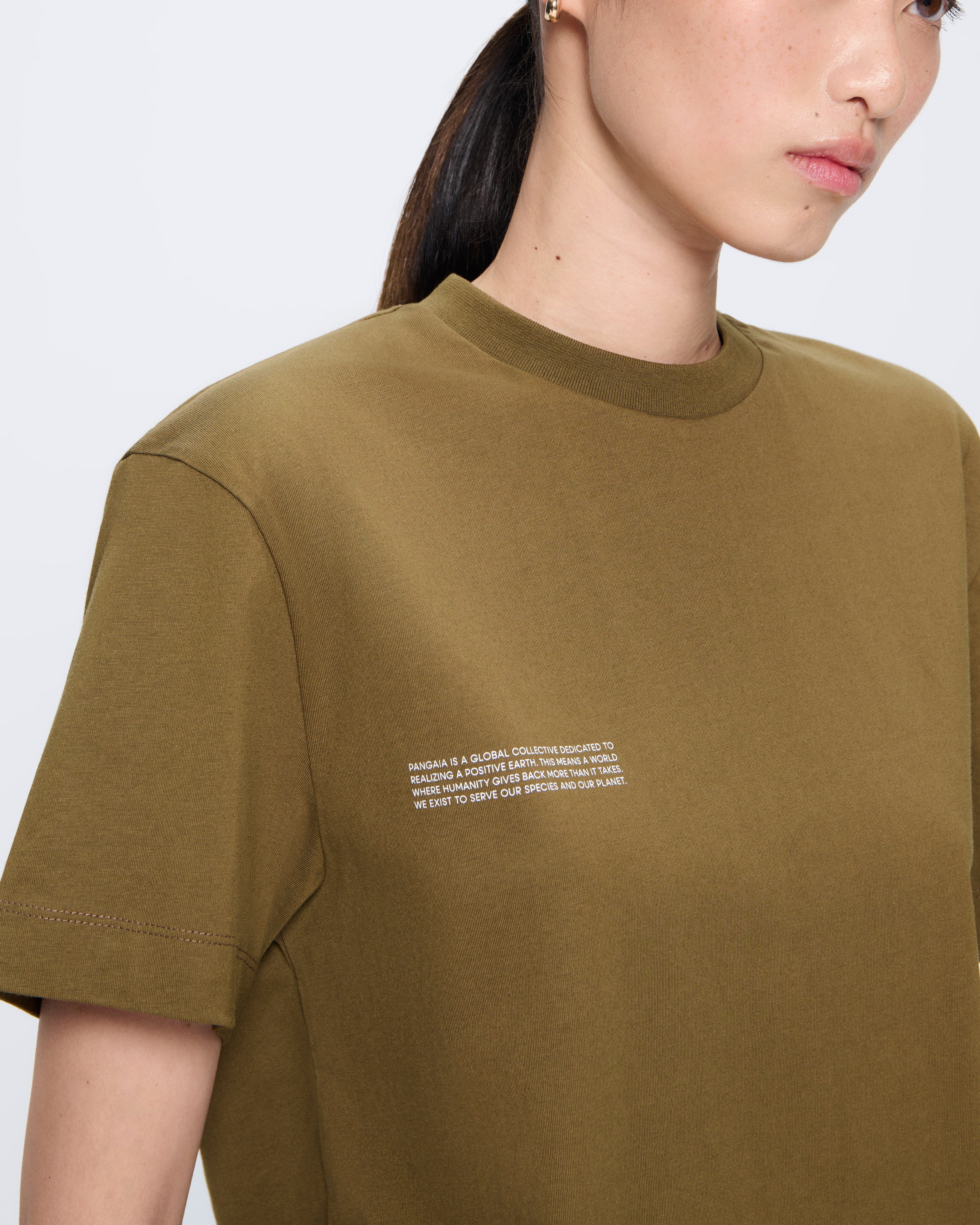 Womens 365 Midweight T-shirt—Soil Brown - Image 4