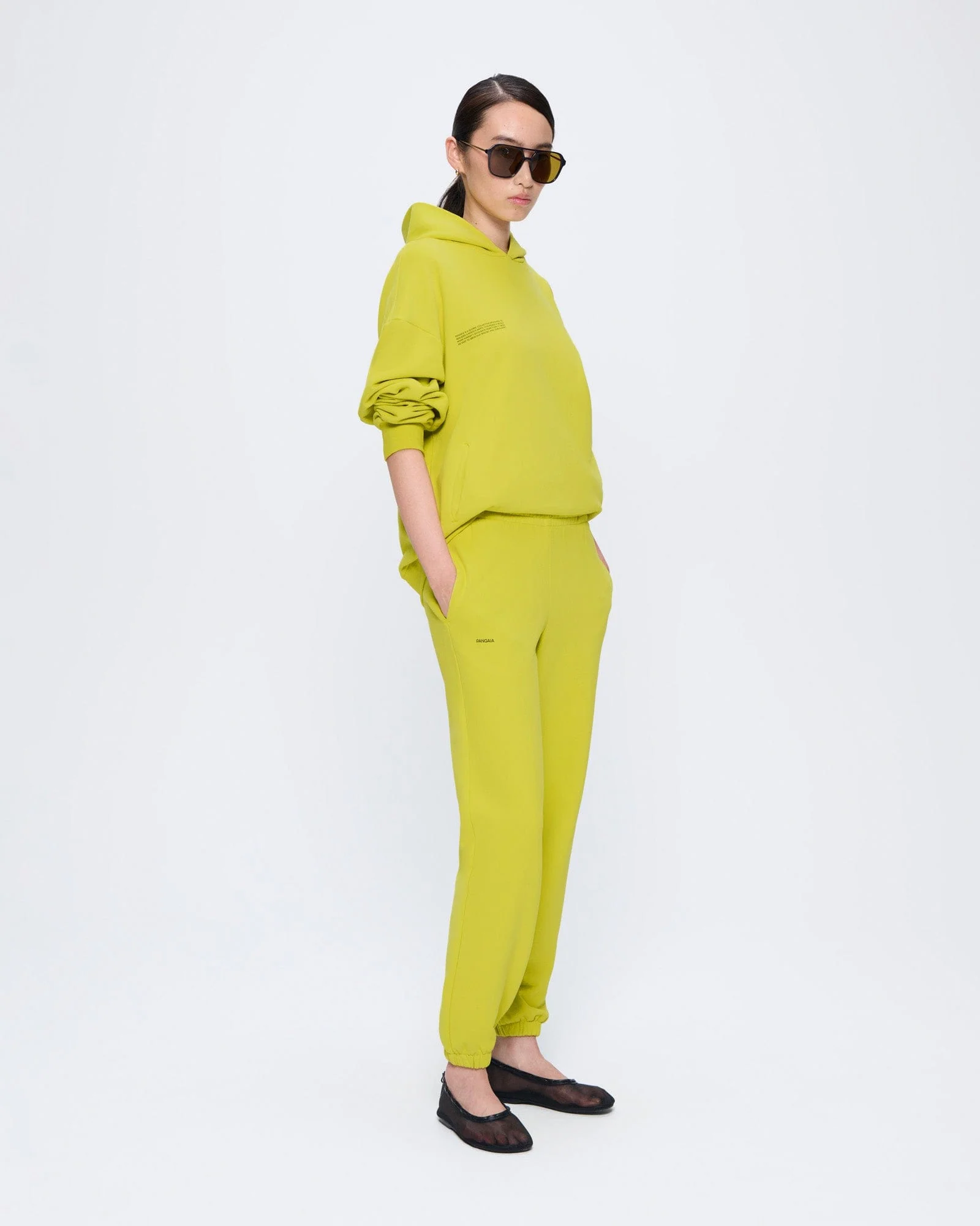 Womens 365 Midweight Track Pants—Auroral Olive - Image 6