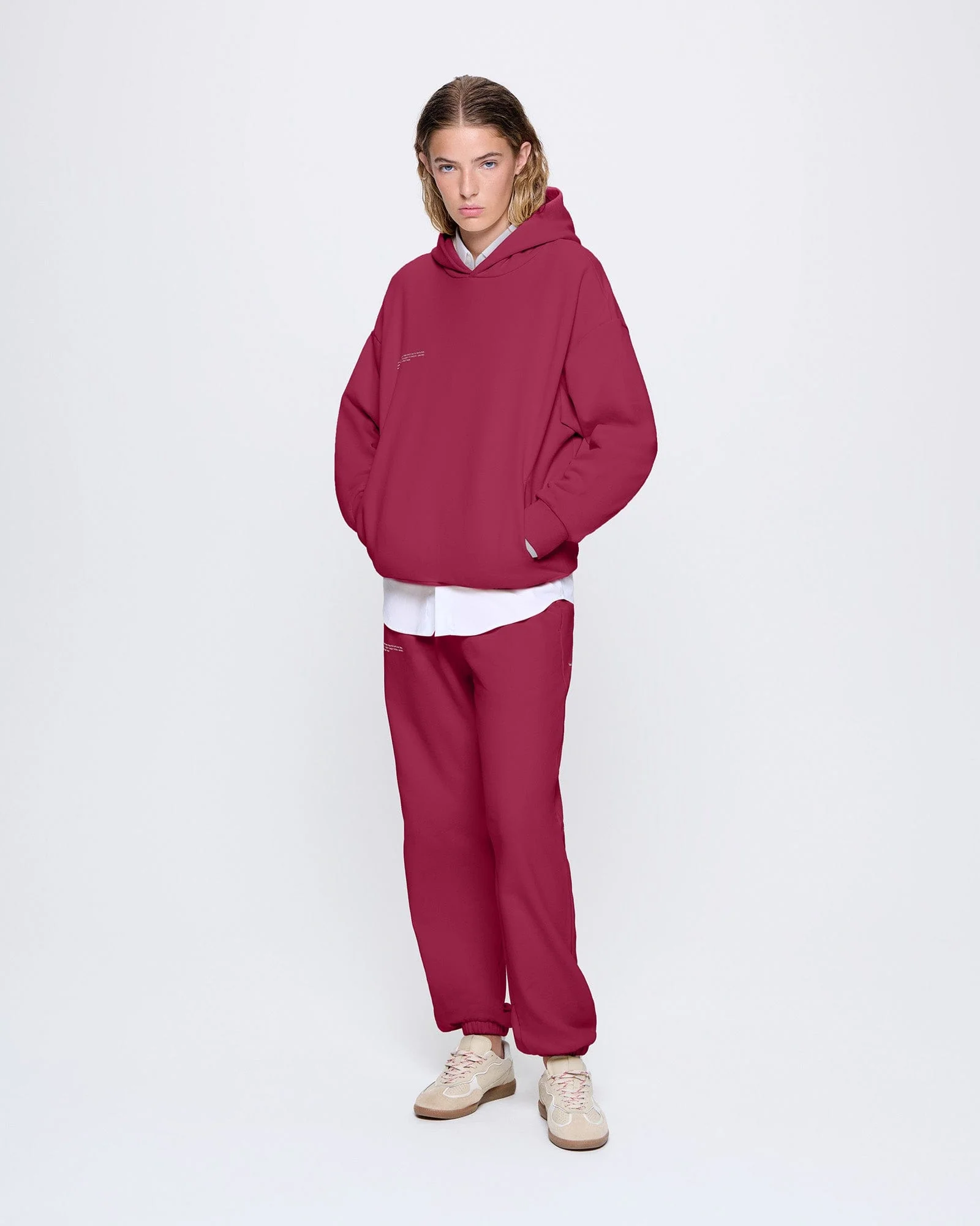 Womens 365 Midweight Track Pants—Milkyway Maroon