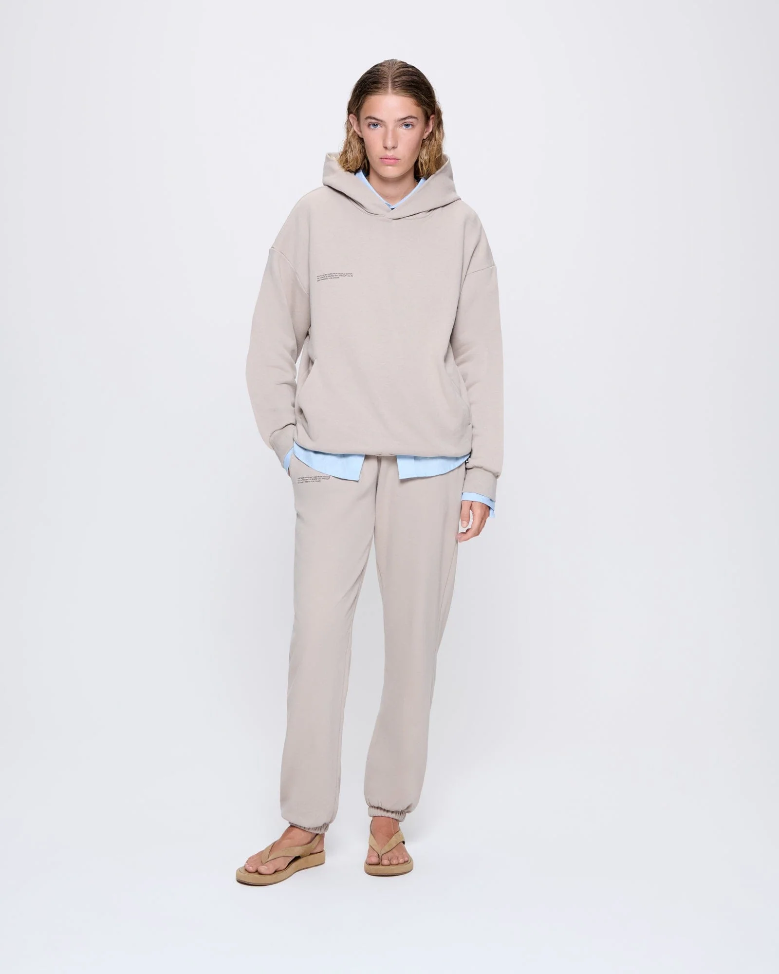 Womens 365 Midweight Track Pants—stone