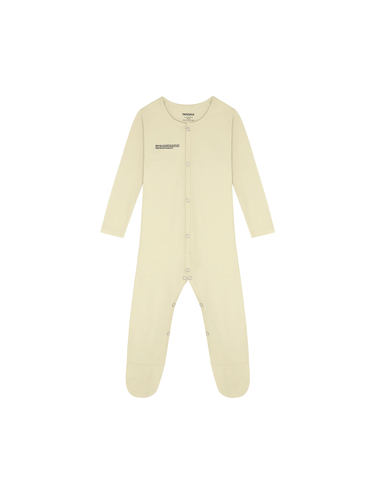 Baby 365 Lightweight Babygrow—maitake beige