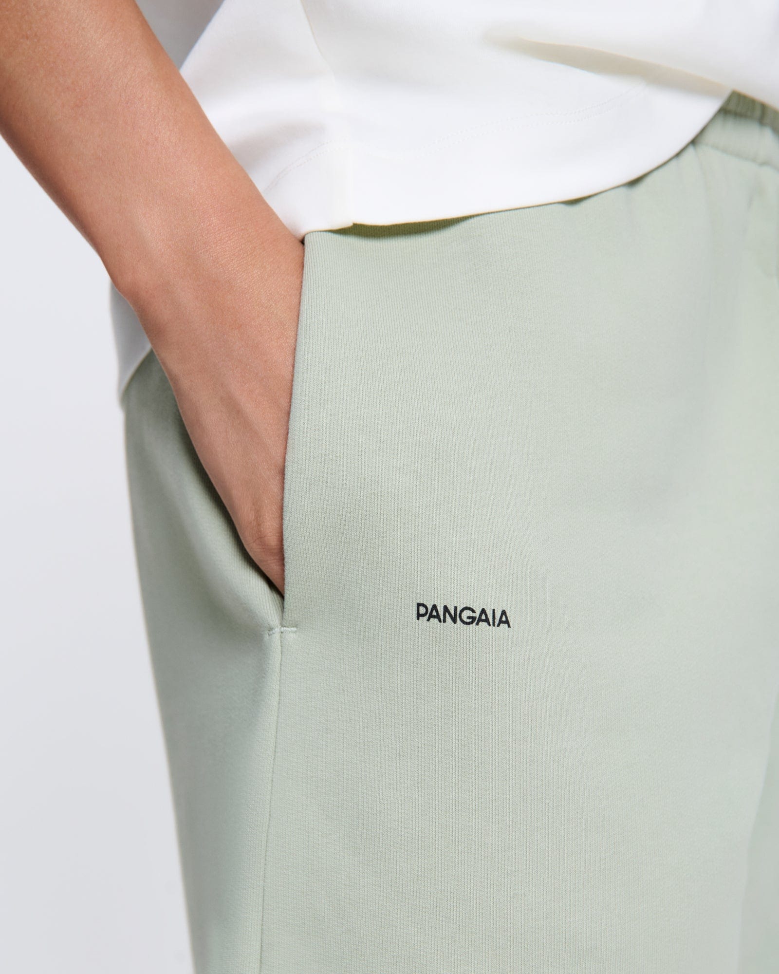 Womens DNA Barrel-Leg Track Pants—moss green - Image 4