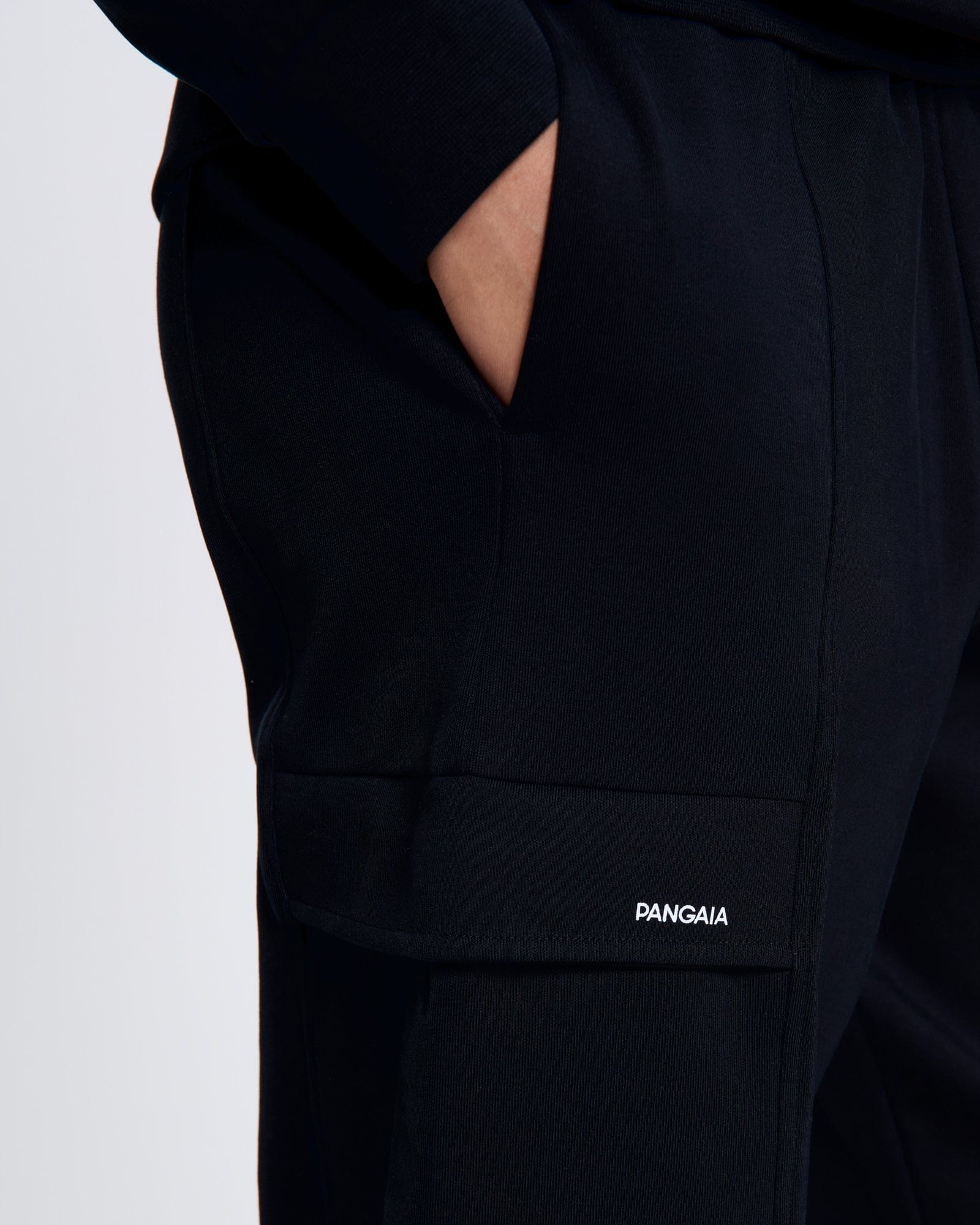 Womens DNA Double Jersey Cargo Trousers—black - Image 5