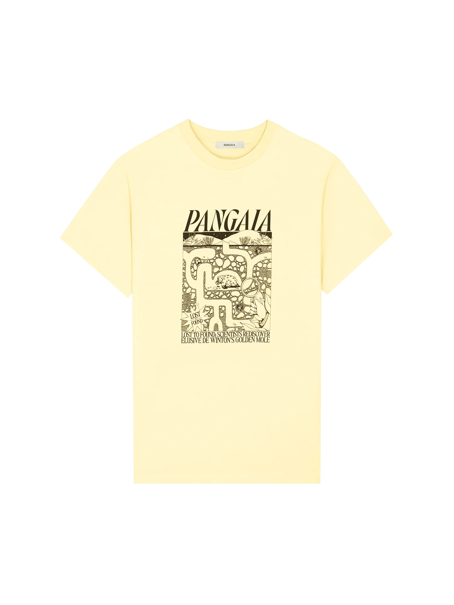Womens Elusive Mole Hope T-Shirt—sunbeam yellow