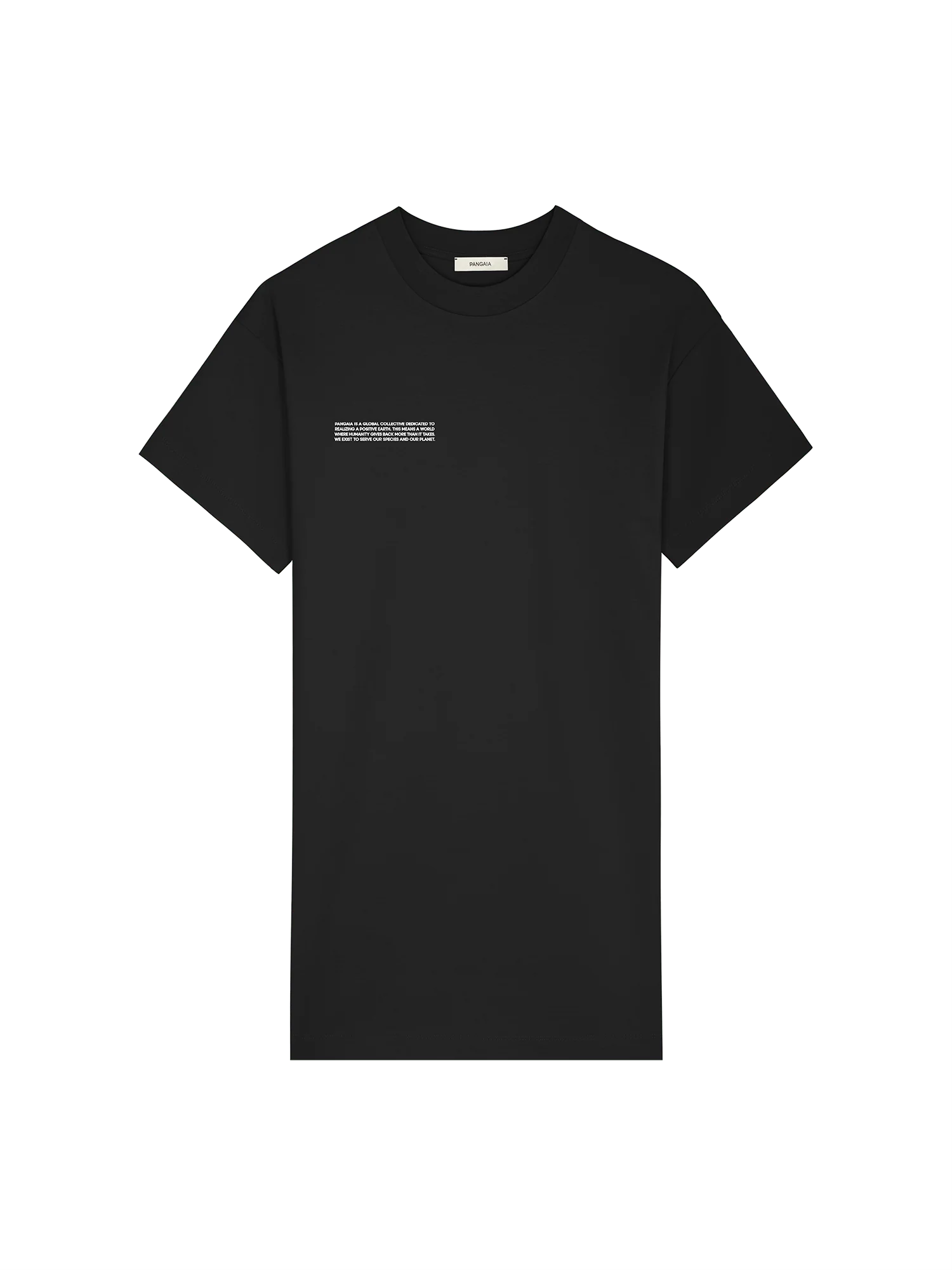 Womens Interlock T-Shirt Dress—Black - Image 2