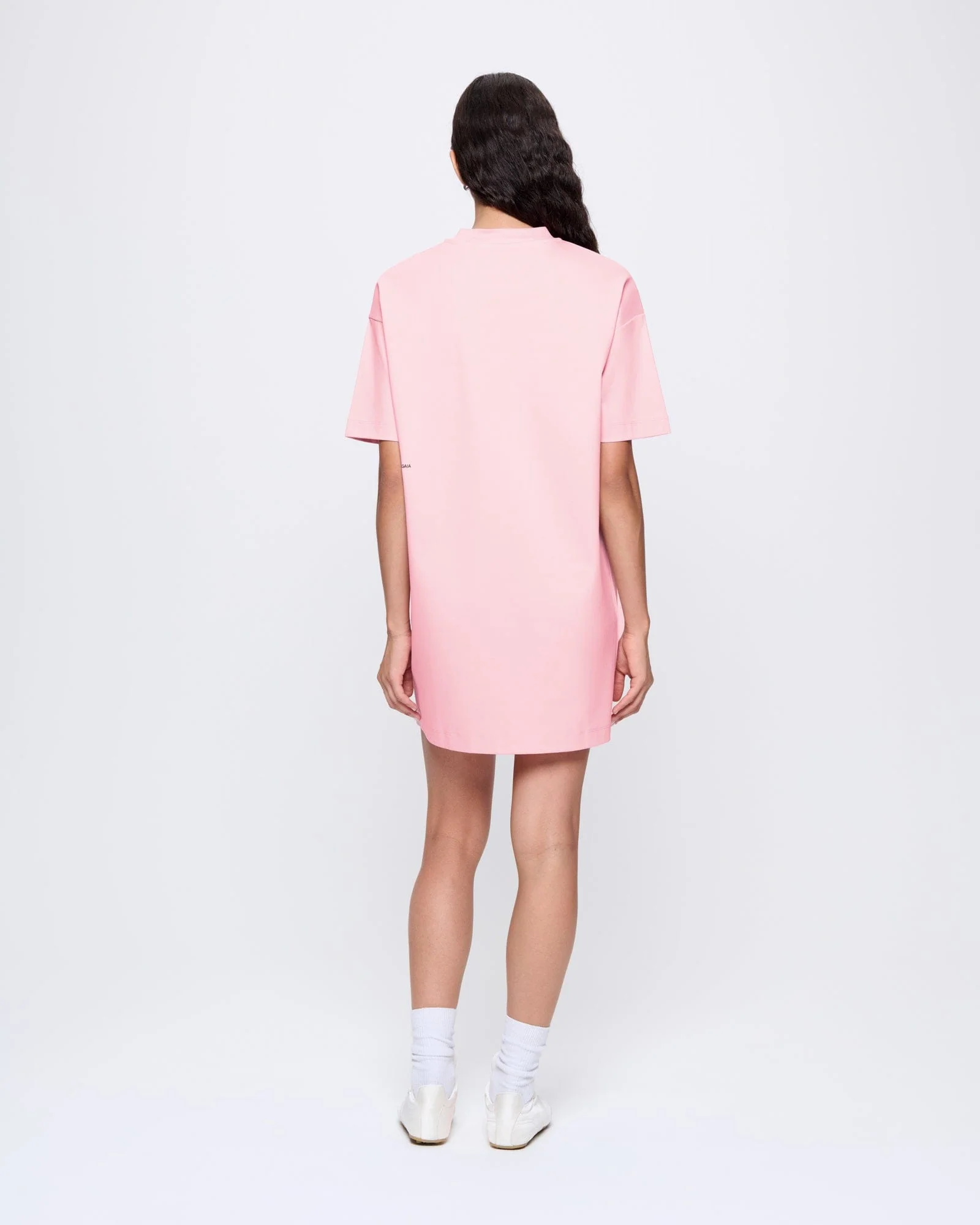 Womens Interlock T-Shirt Dress—Sakura Pink - Image 5
