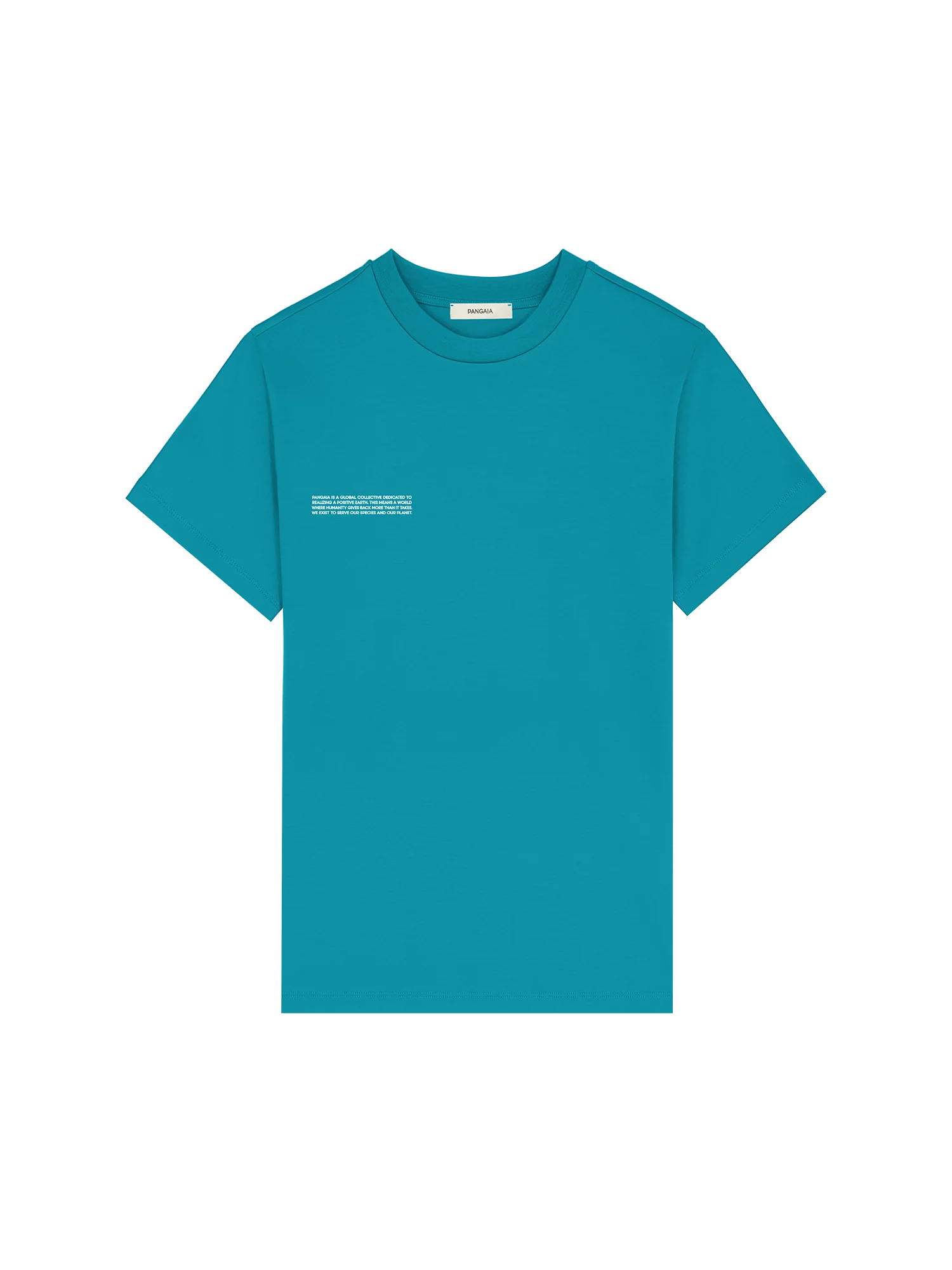 Womens Interlock Text Block T-Shirt—Malachite Green - Image 2