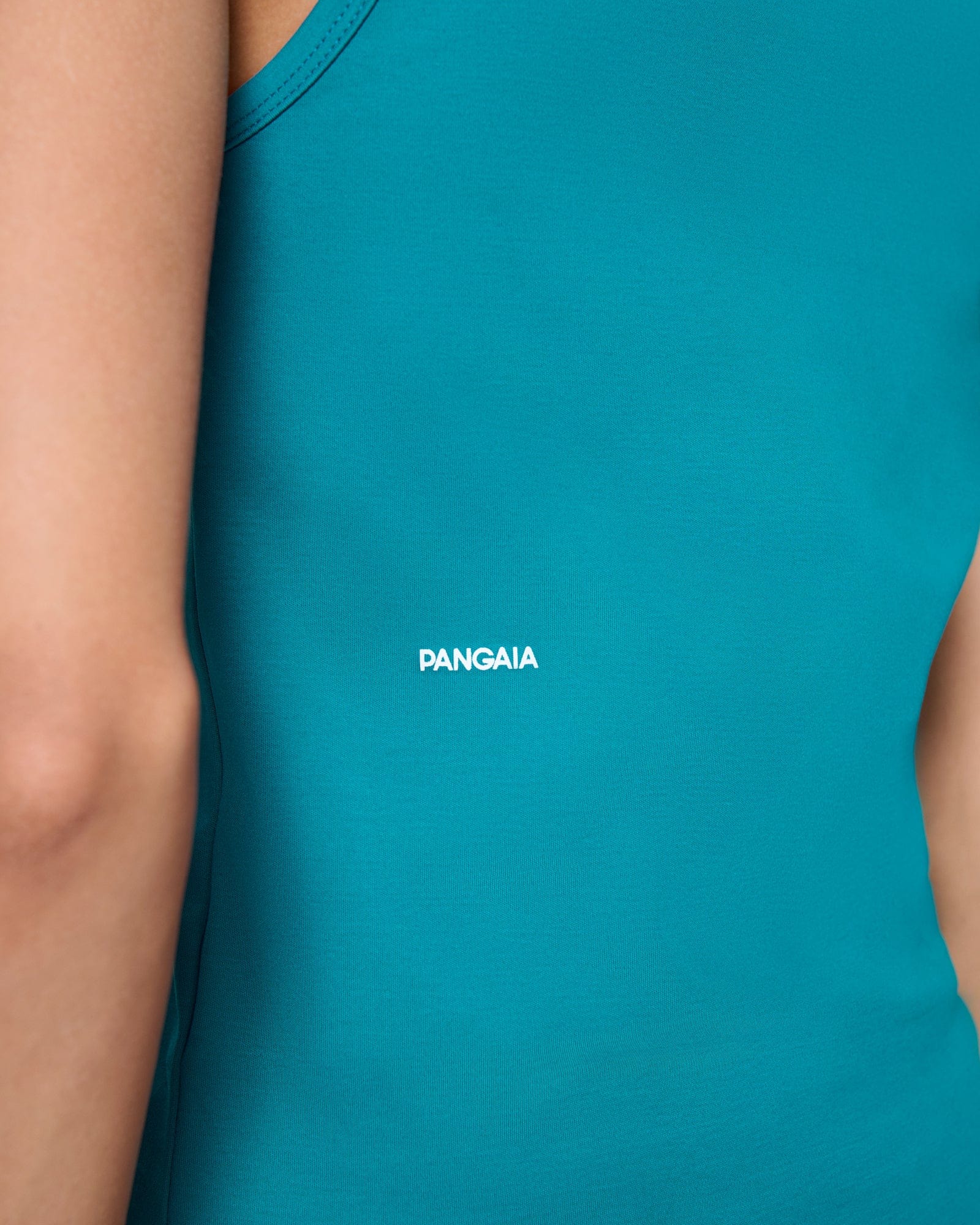 Womens Interlock Tank Top—Malachite Green - Image 4