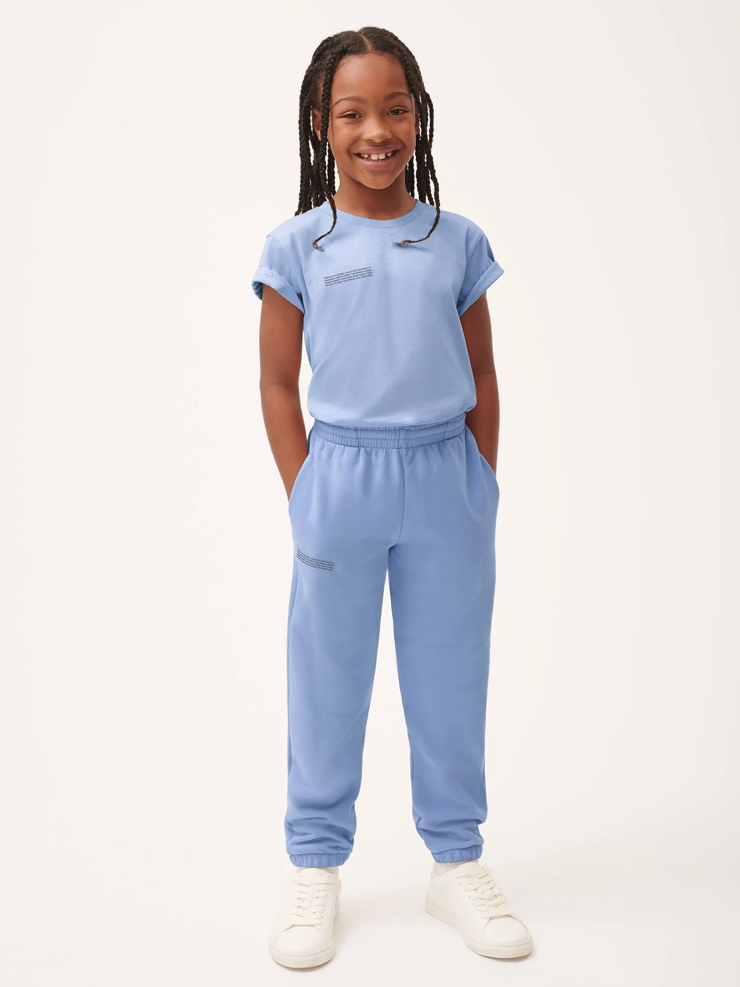 Kids' 365 Midweight Track Pants—Sodalite Blue - Image 2