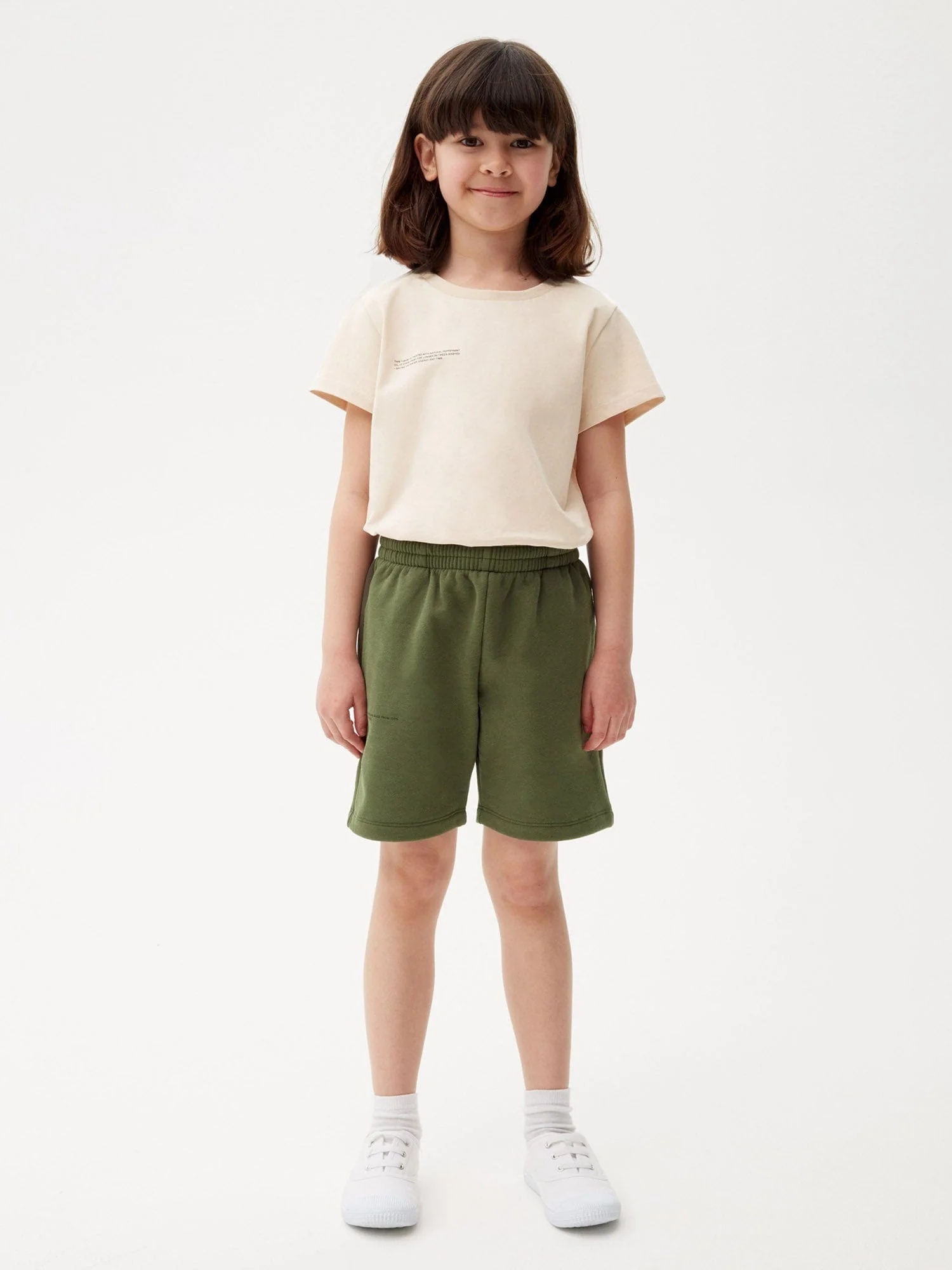 Kids' 365 Midweight Long Shorts—rosemary green - Image 2