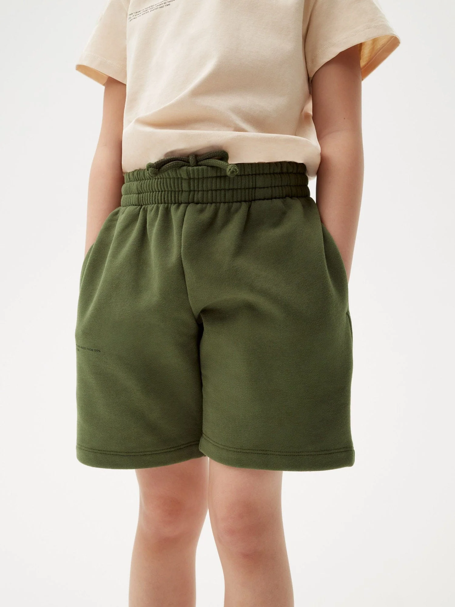 Kids' 365 Midweight Long Shorts—rosemary green - Image 4