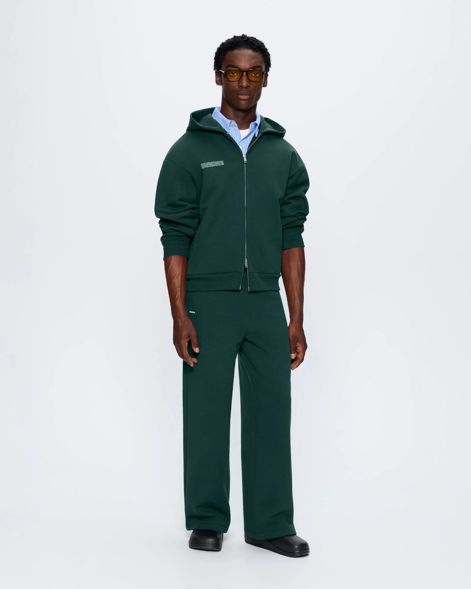 Mens 365 Heavyweight Straight Leg Track Pants—Foliage Green