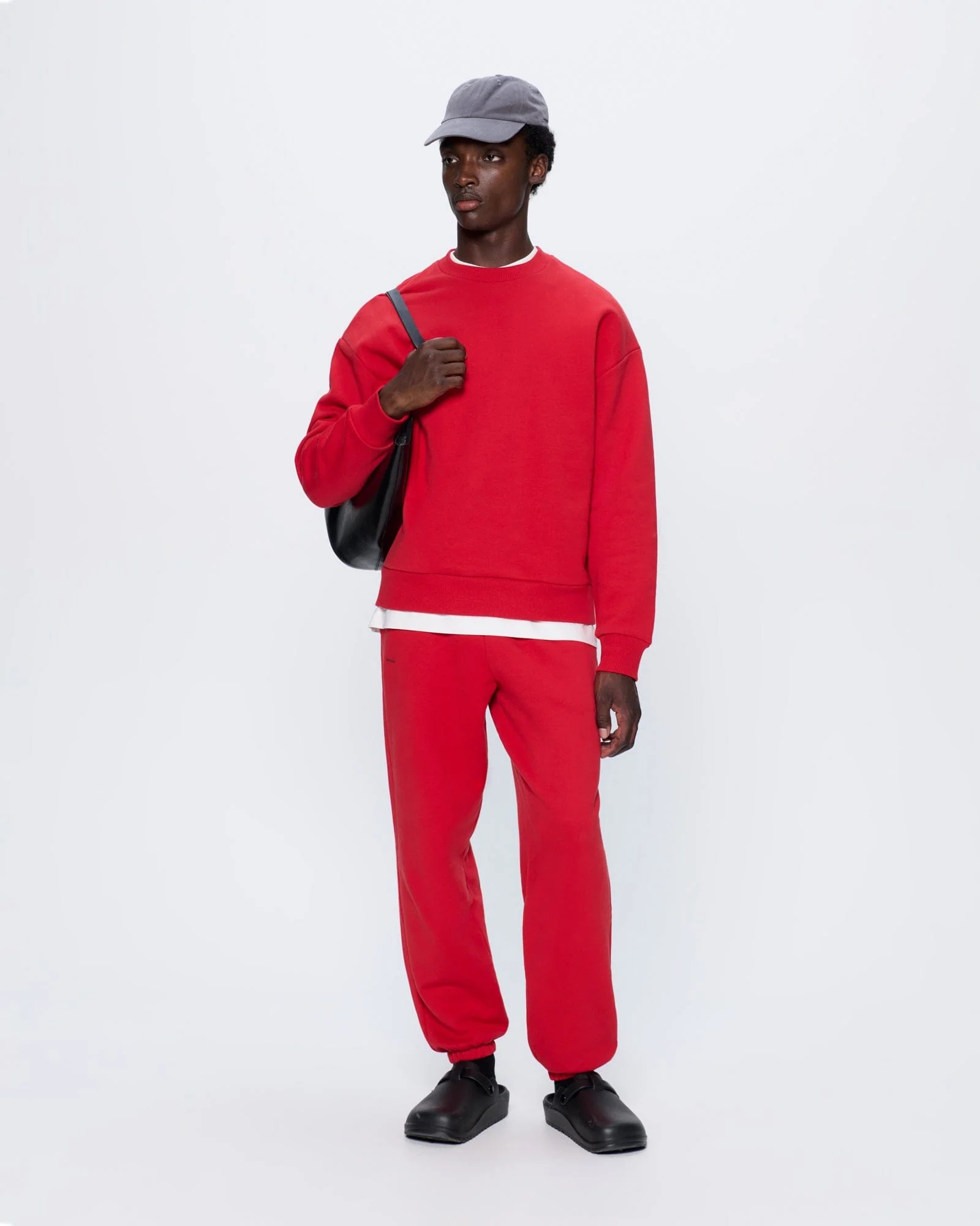 Mens 365 Heavyweight Sweatshirt—Goji Red - Image 3