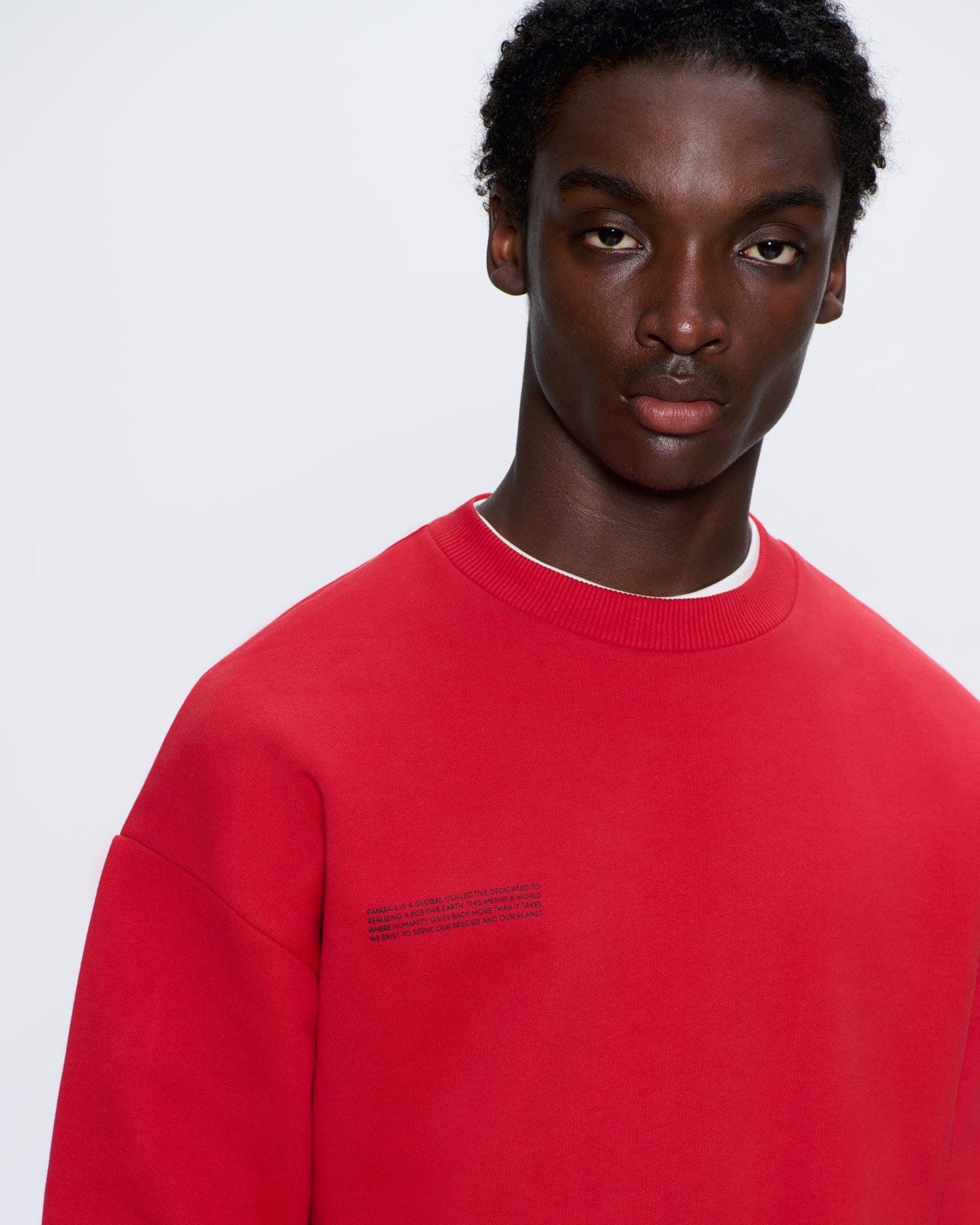 Mens 365 Heavyweight Sweatshirt—Goji Red - Image 4