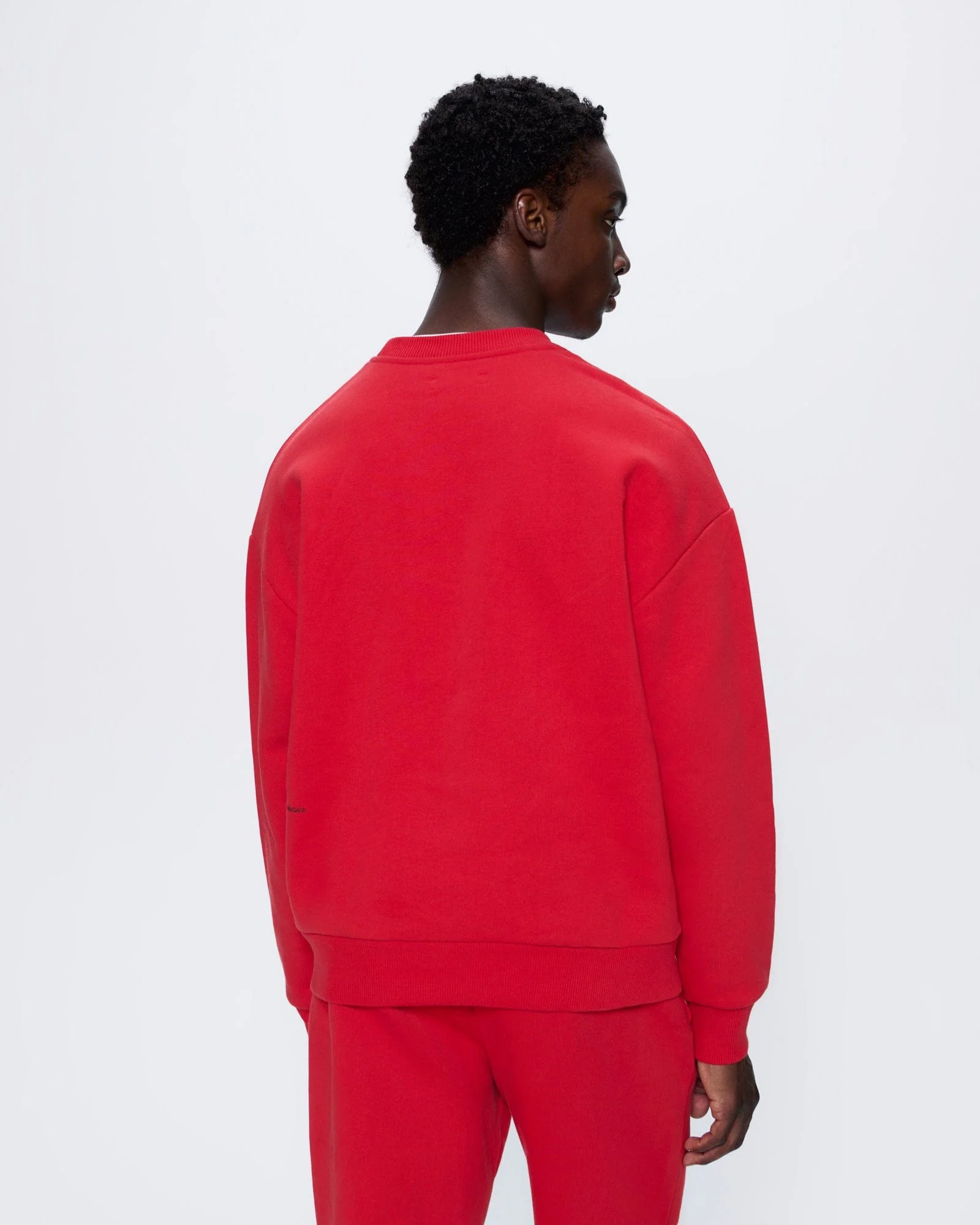 Mens 365 Heavyweight Sweatshirt—Goji Red - Image 5
