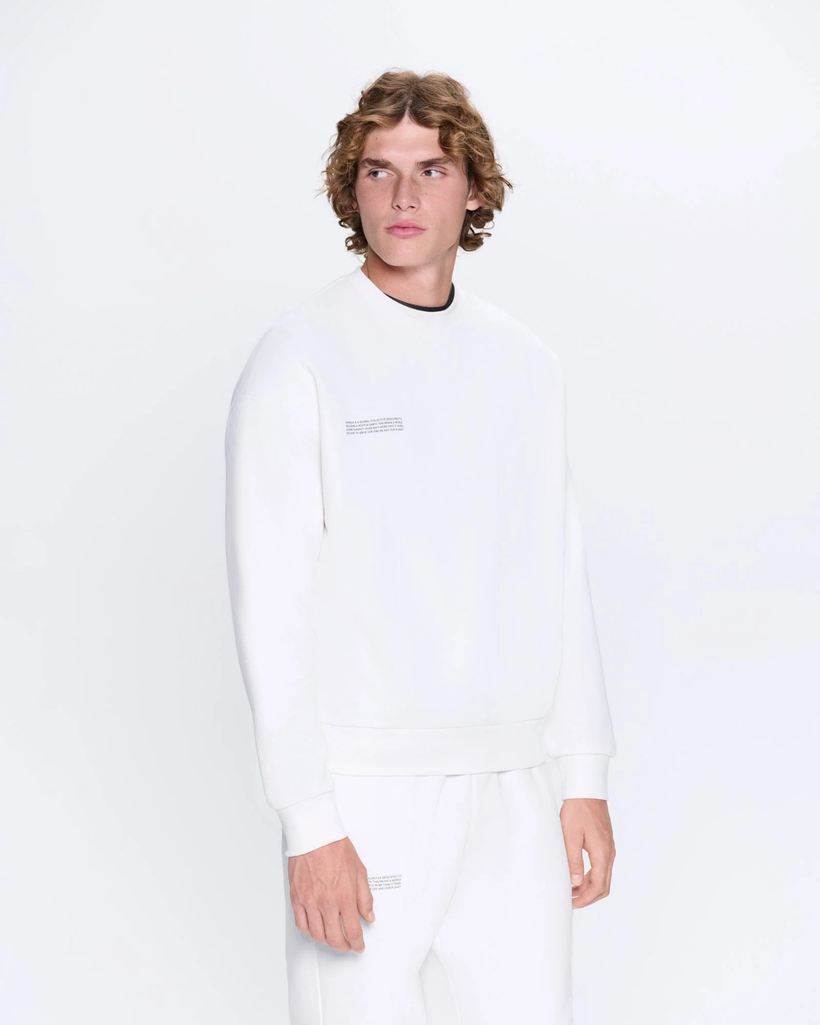 Mens 365 Midweight Sweatshirt—off-white