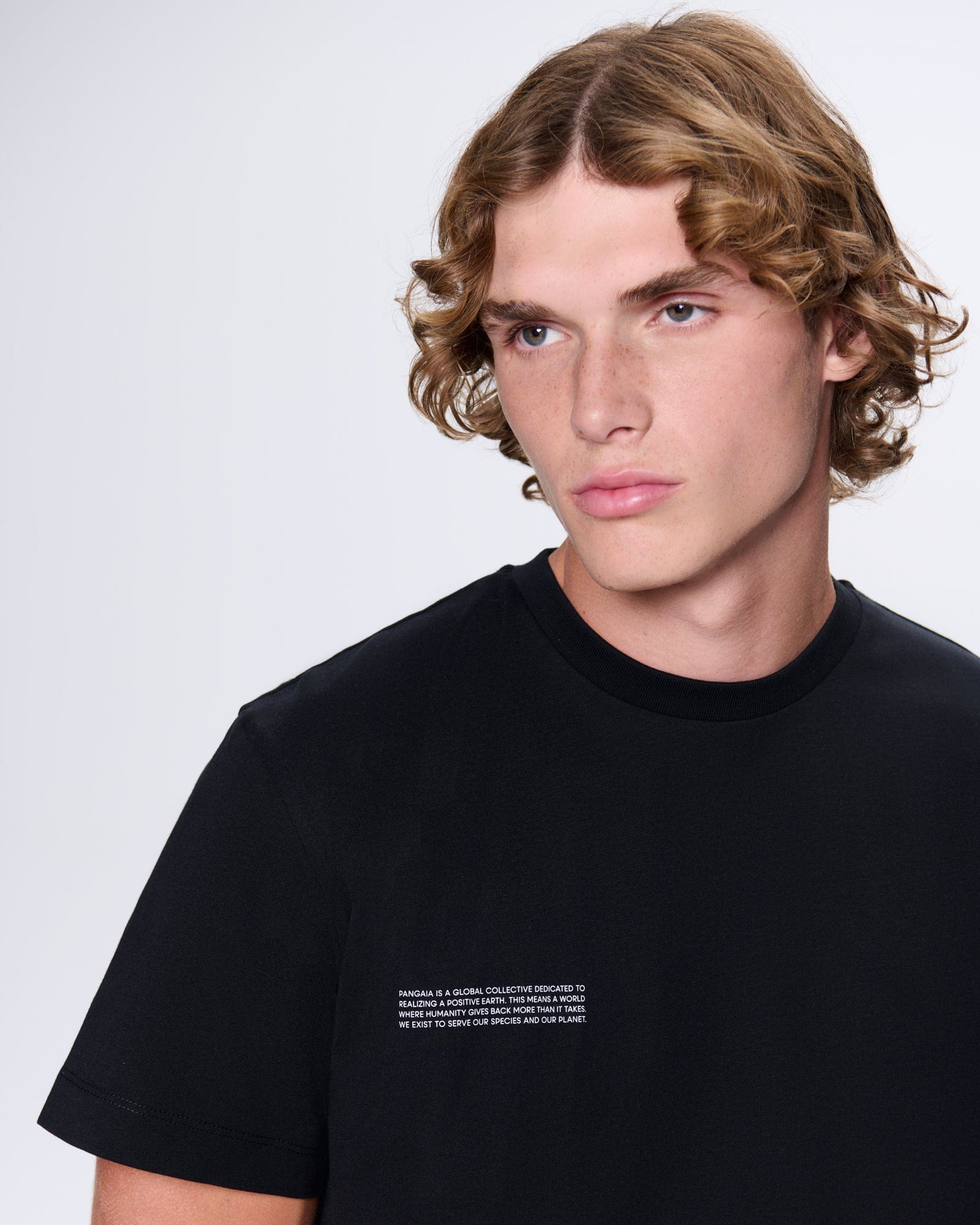 Mens 365 Midweight T-shirt—Black - Image 4