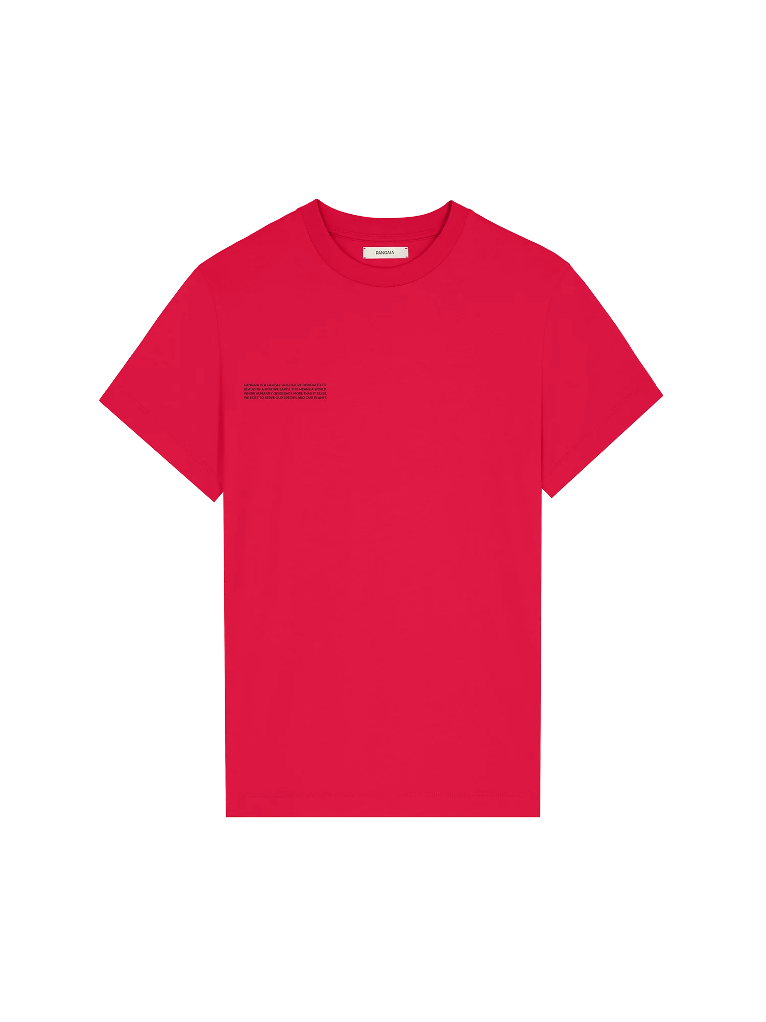 Mens 365 Midweight T-shirt—Goji red - Image 2