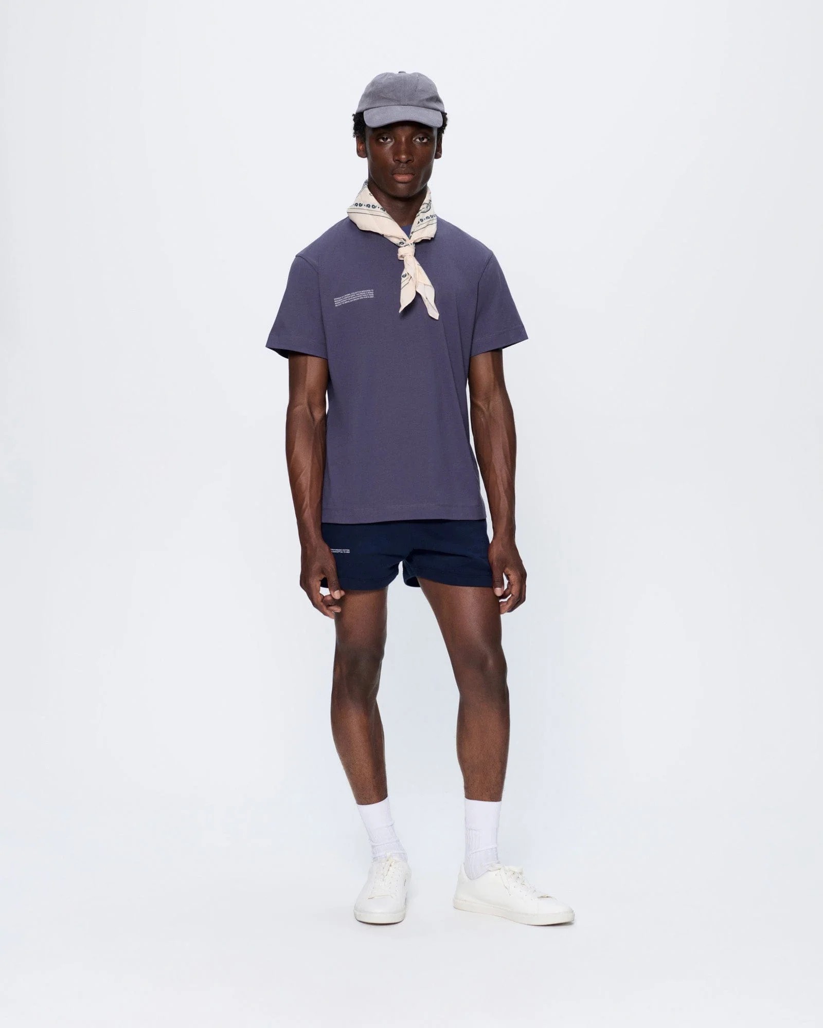 Mens 365 Midweight T-Shirt—Slate Blue - Image 3
