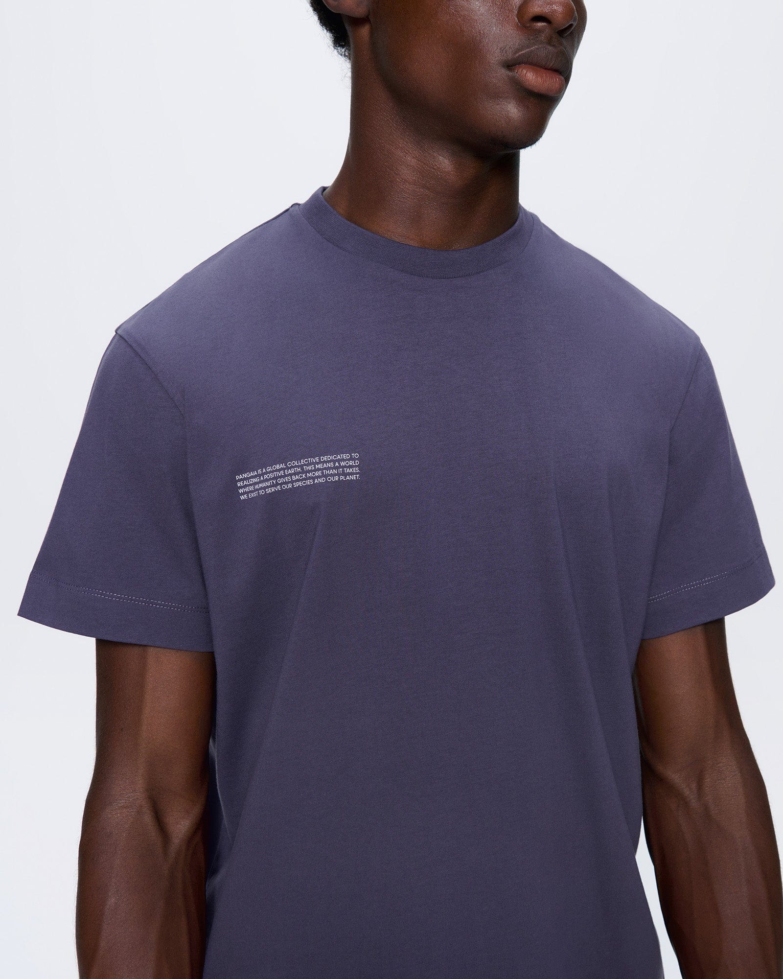 Mens 365 Midweight T-Shirt—Slate Blue - Image 4