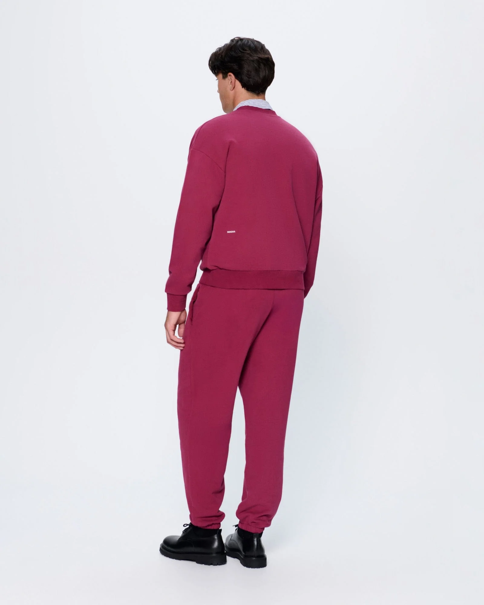 Mens 365 Midweight Track Pants—Milkyway Maroon - Image 5