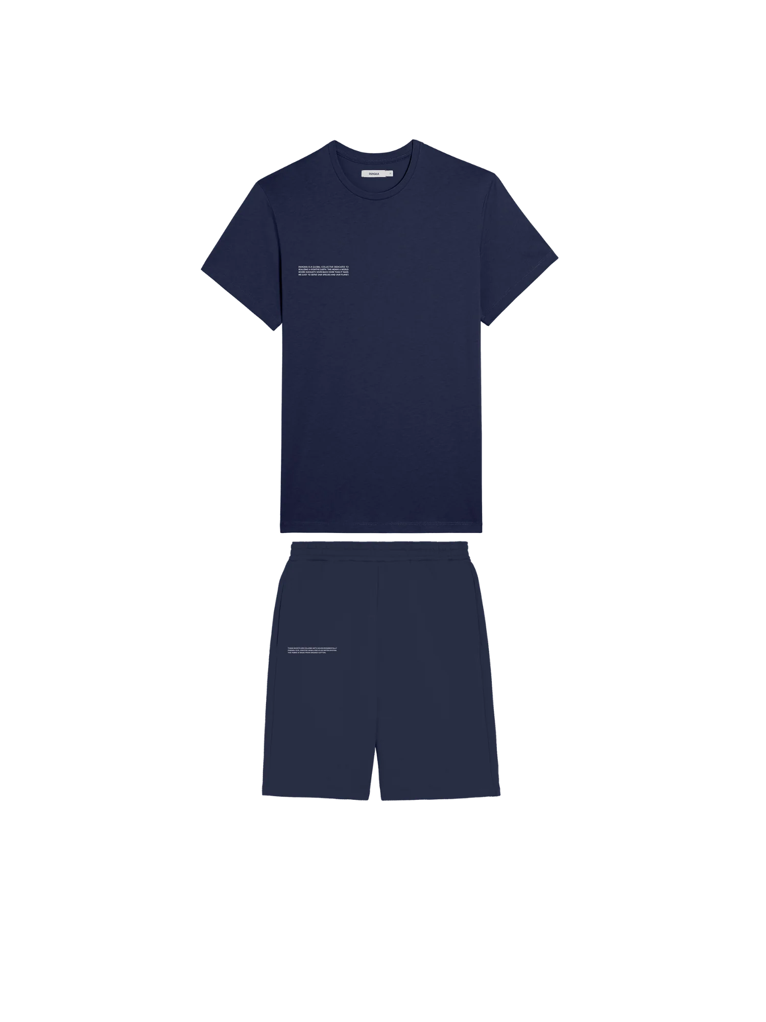 Mens 365 T-shirt and Long Shorts Bundle—Navy Blue
