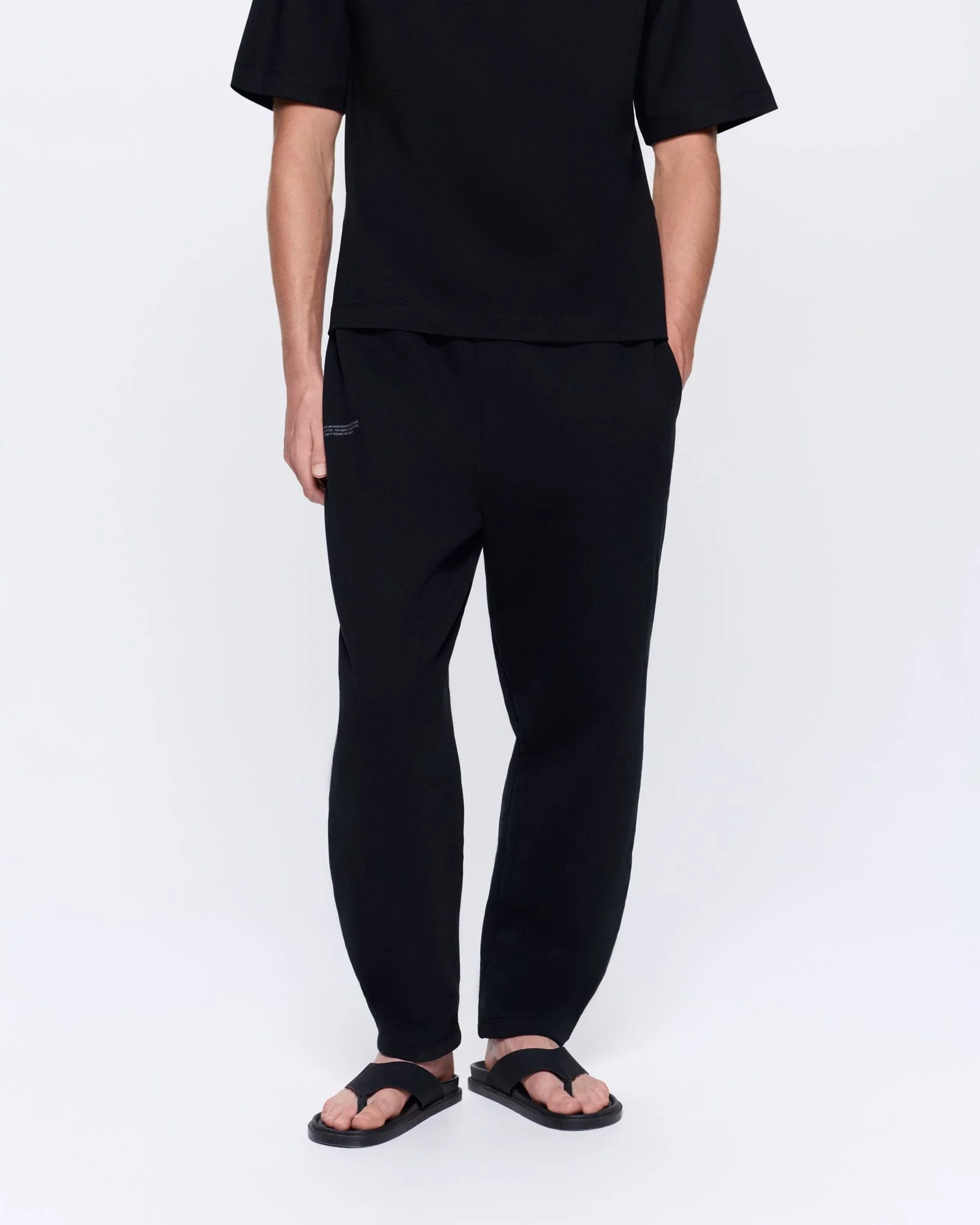 Mens DNA Barrel-Leg Track Pants—black - Image 3