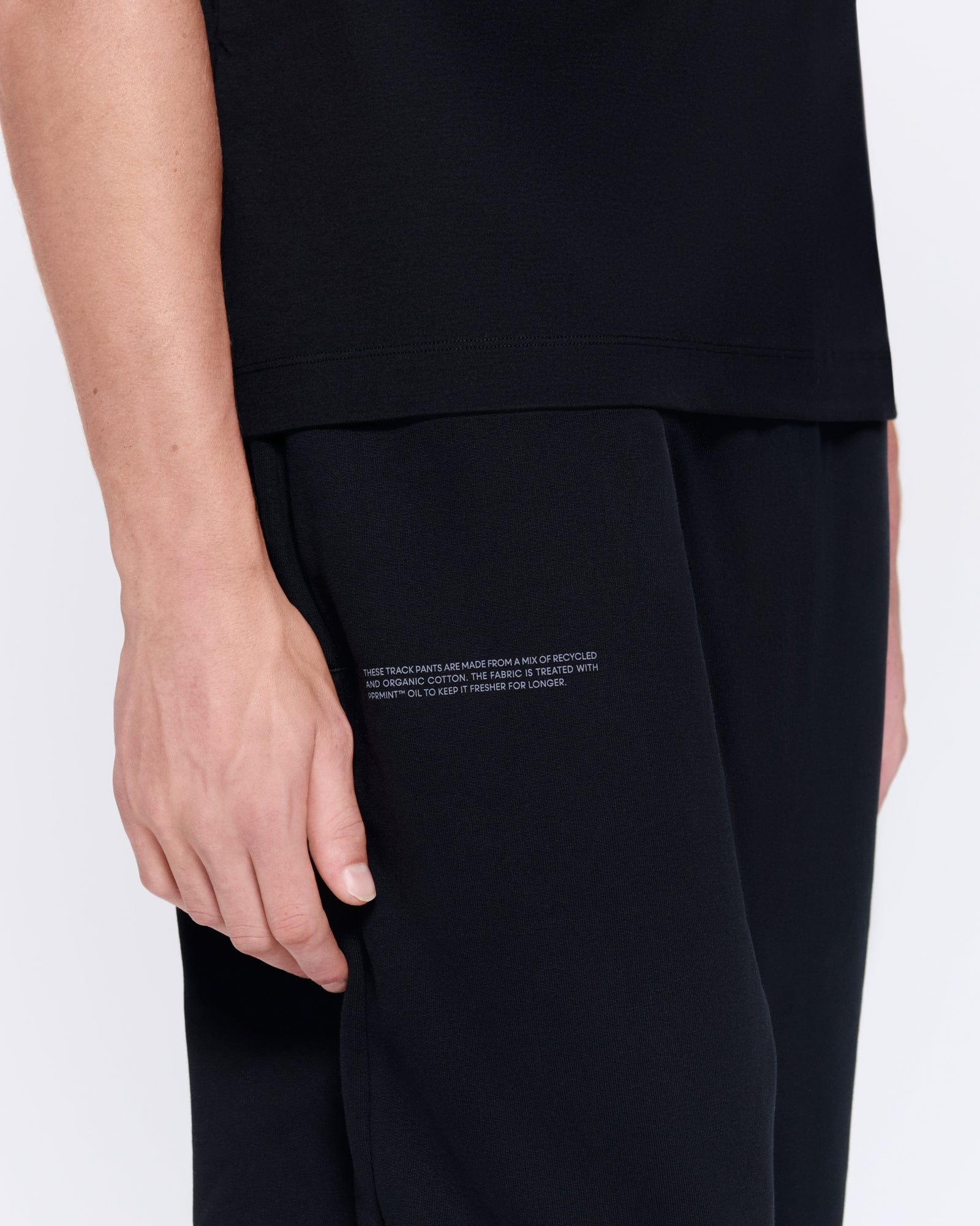 Mens DNA Barrel-Leg Track Pants—black - Image 4
