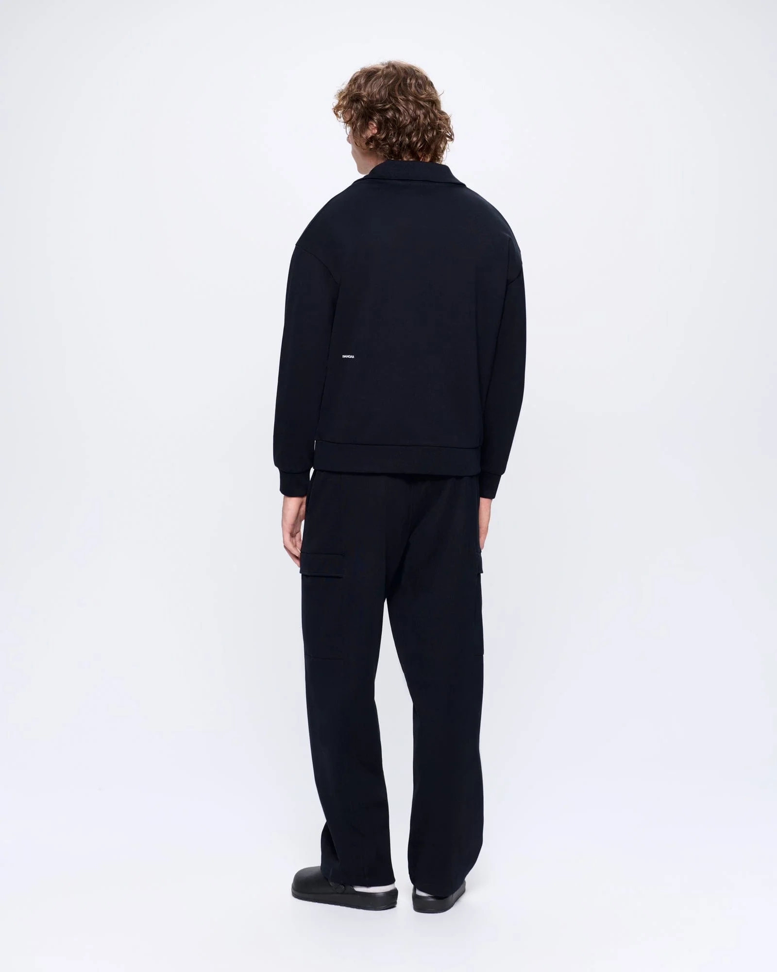 Mens DNA Double Jersey Cargo Trousers—black - Image 5