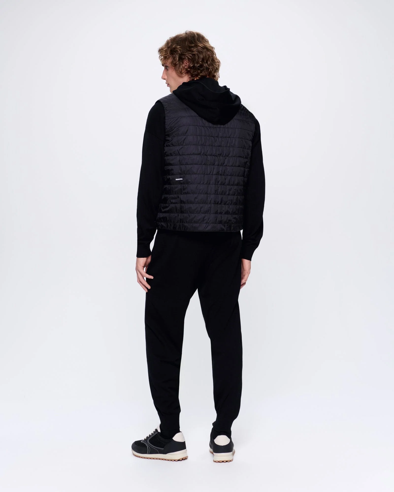 Mens DNA Knitted Track Pants—black - Image 5