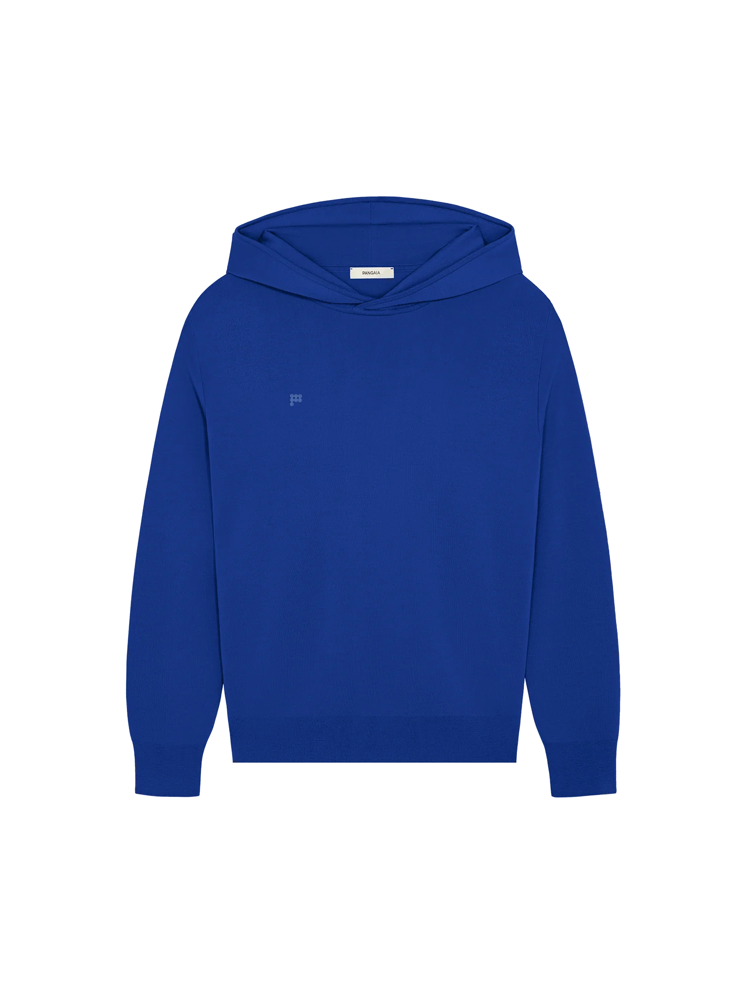 Womens Regenerative Merino Wool Hoodie—earth blue - Image 2