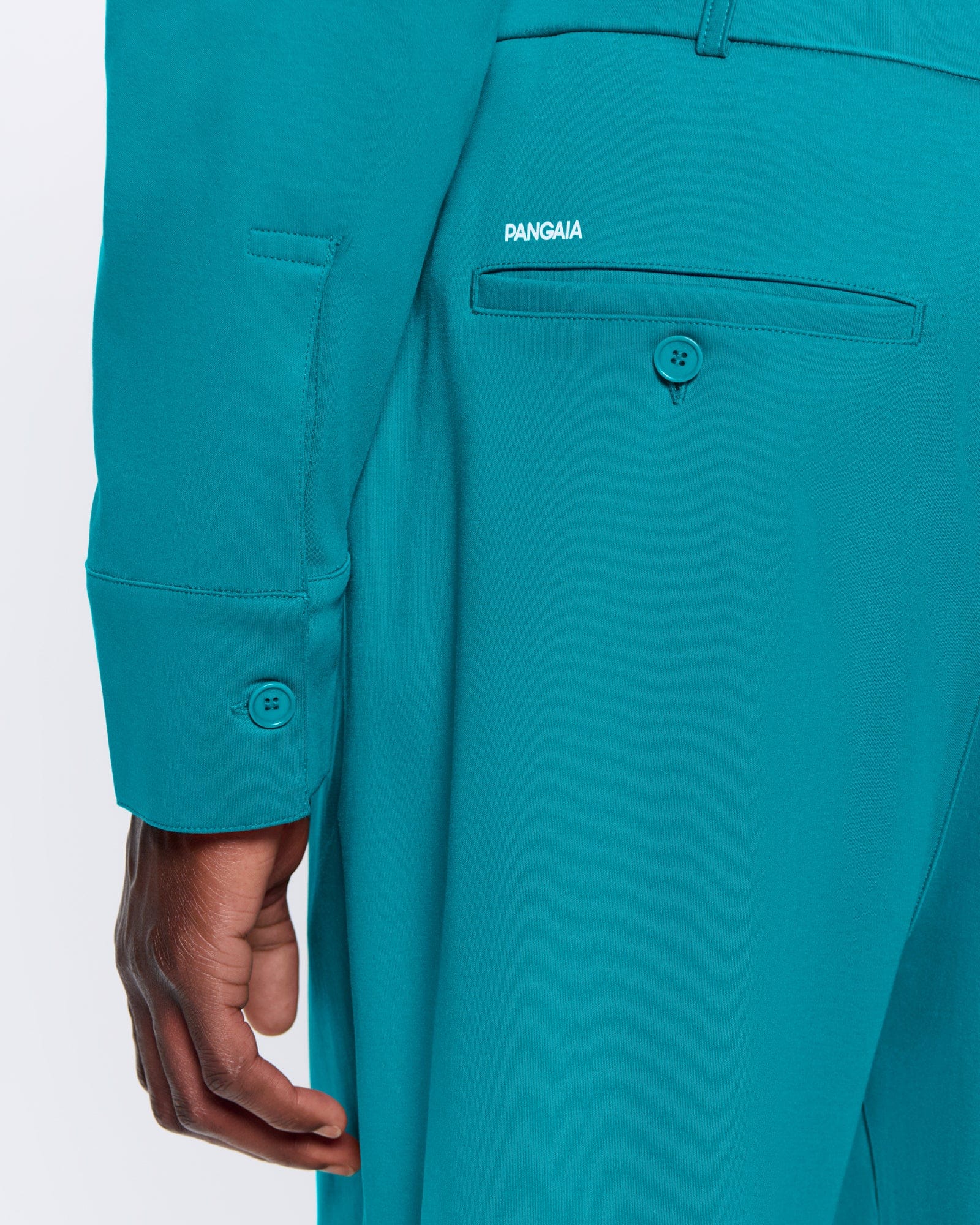 Mens Interlock Trouser—Malachite Green - Image 5