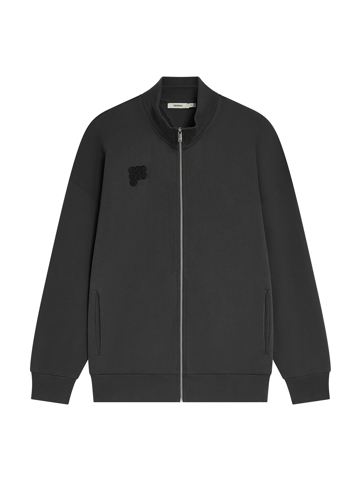 Mens Zip Up Sweatshirt—Smoked Black - Image 2