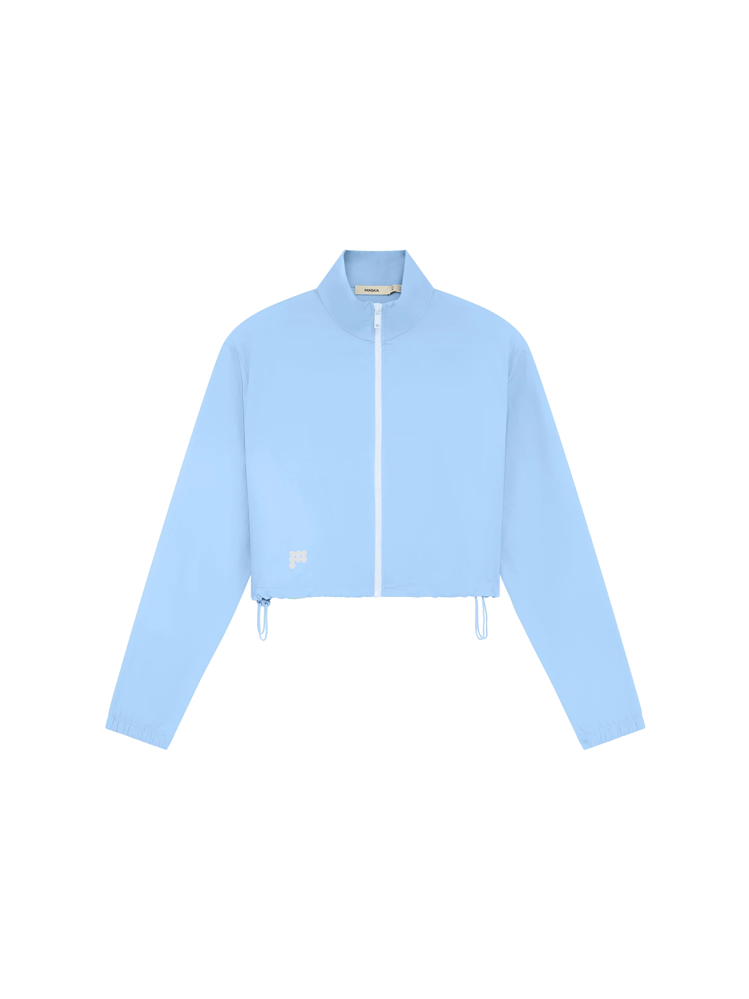 Womens Recycled Nylon Zip Up Jacket—Dewdrop Blue - Image 2