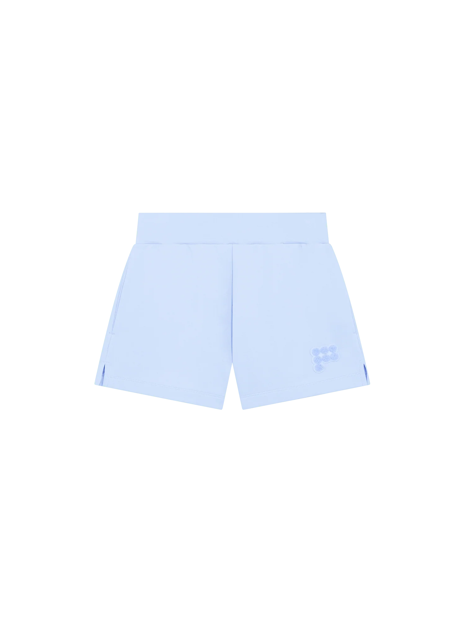 Womens Midweight Shorts—Wildflower Blue - Image 2