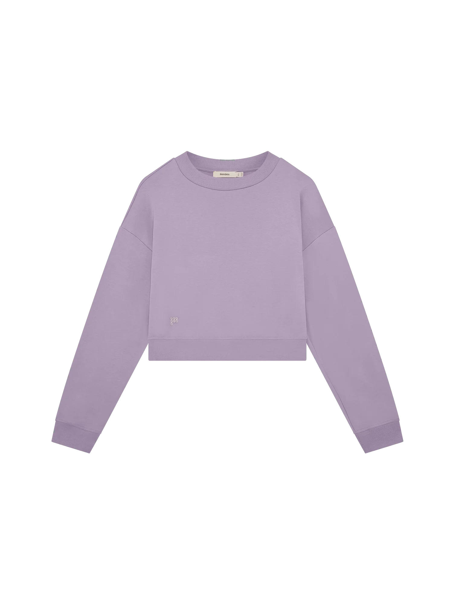 Womens Cropped Sweatshirt—Dusty Mauve - Image 2
