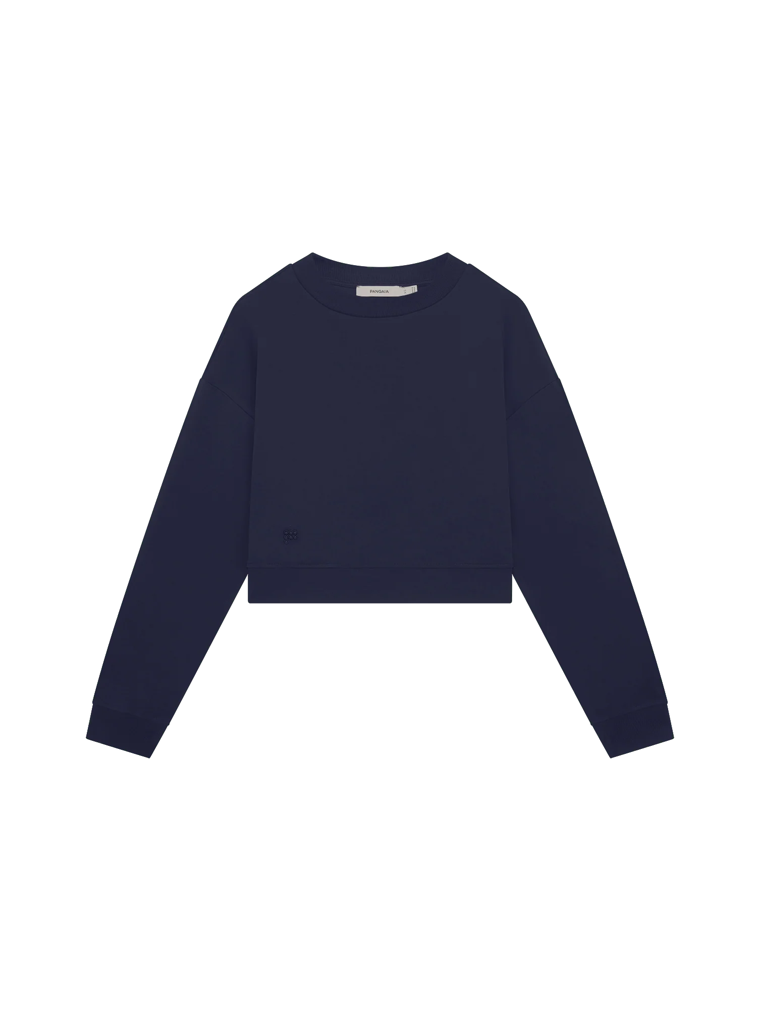 Womens Cropped Sweatshirt—Midnight Navy - Image 2