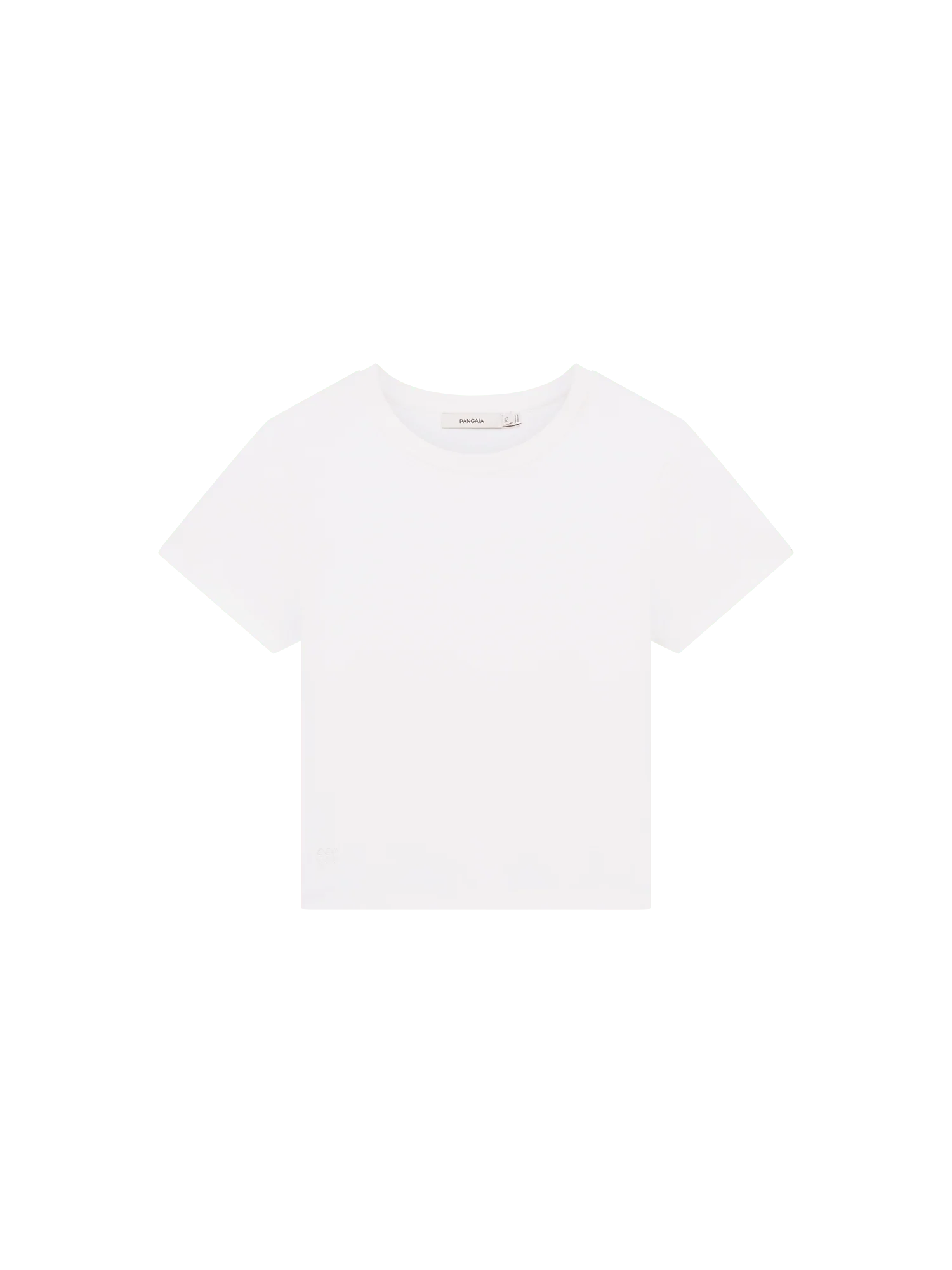Womens Cropped T-Shirt—Off-White - Image 2