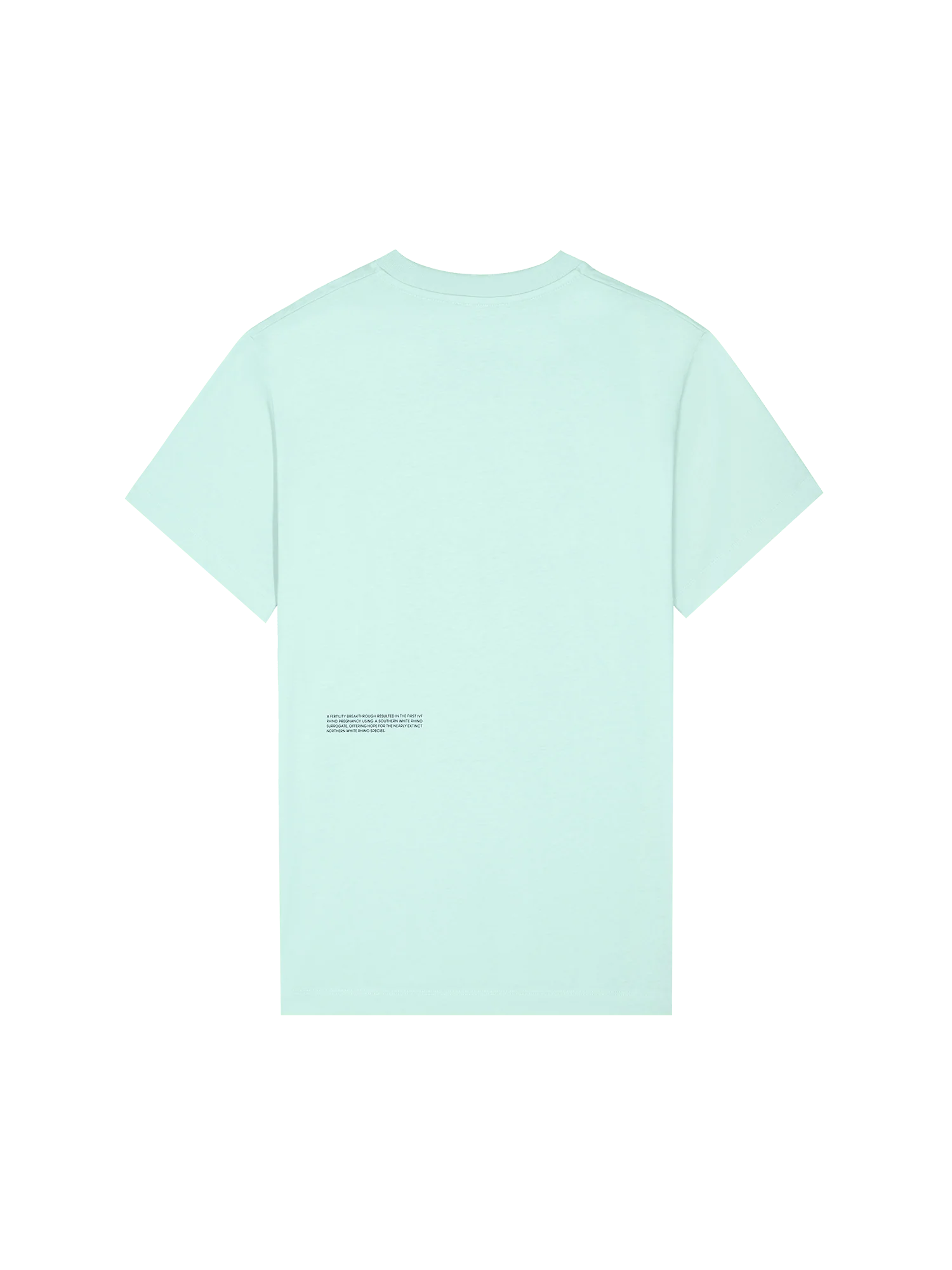 Womens White Rhino Hope T-Shirt—reflect blue - Image 2