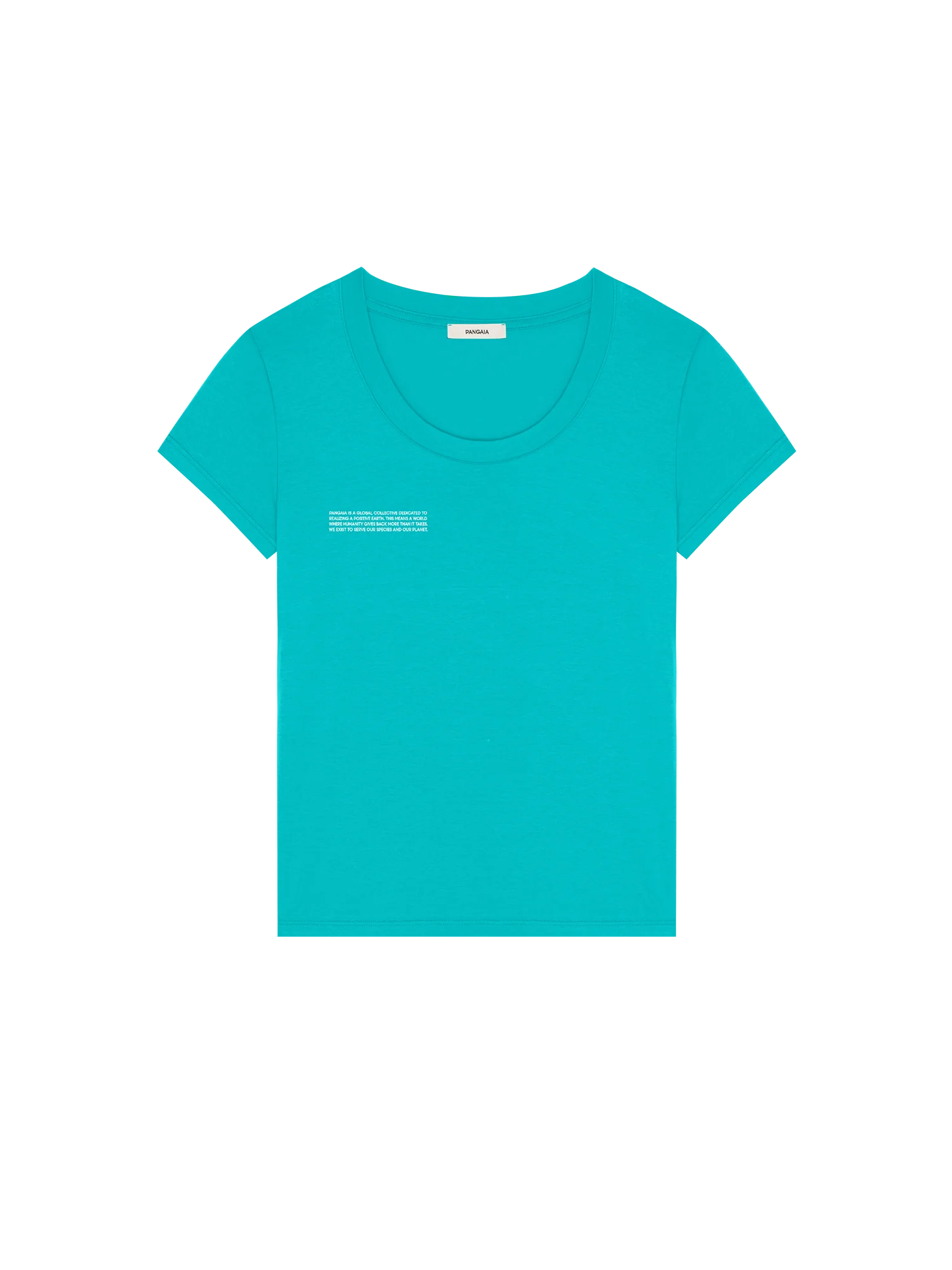 Womens 365 Lightweight Scoop Neck T-Shirt—Ocean Turquoise