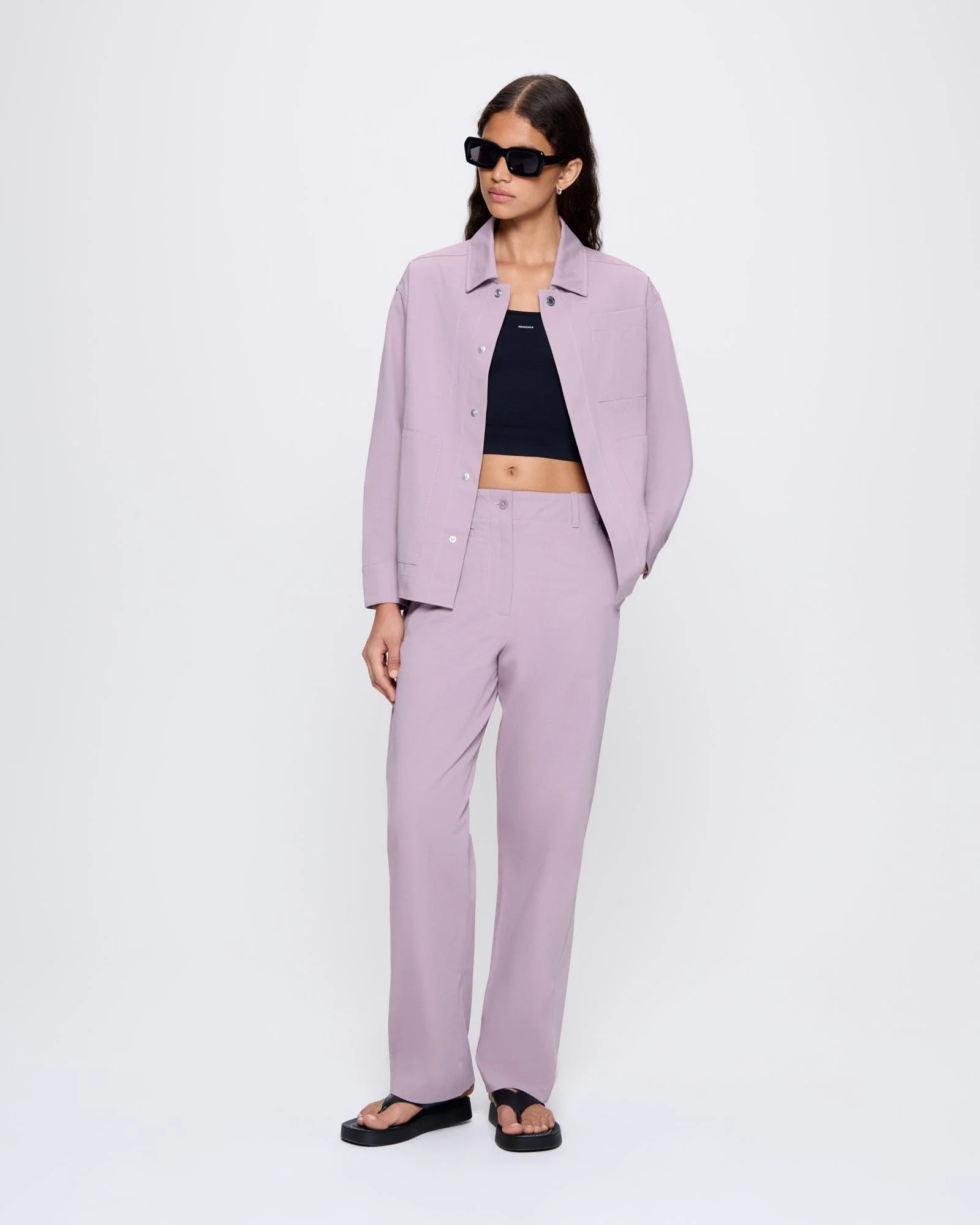 Womens DNA Utility Trousers—raisin purple